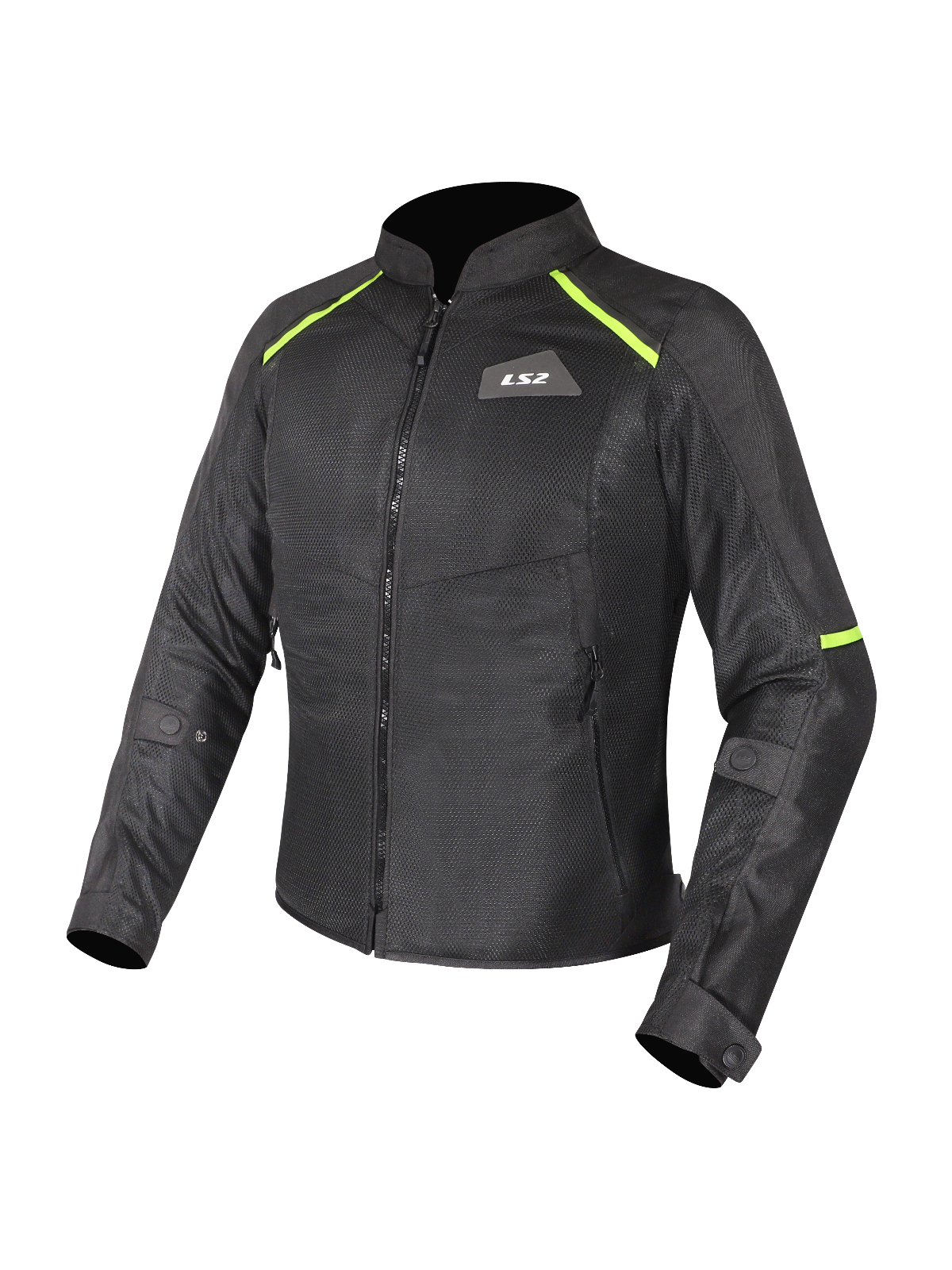 LS2 BREEZE LADY JACKET BLACK YELLOW