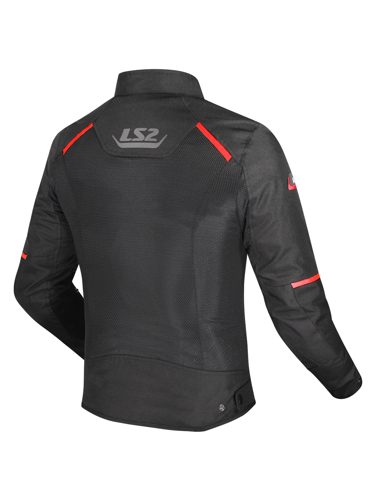 LS2 BREEZE MAN JACKET BLACK RED 1 LS2 BREEZE MAN JACKET BLACK RED 1