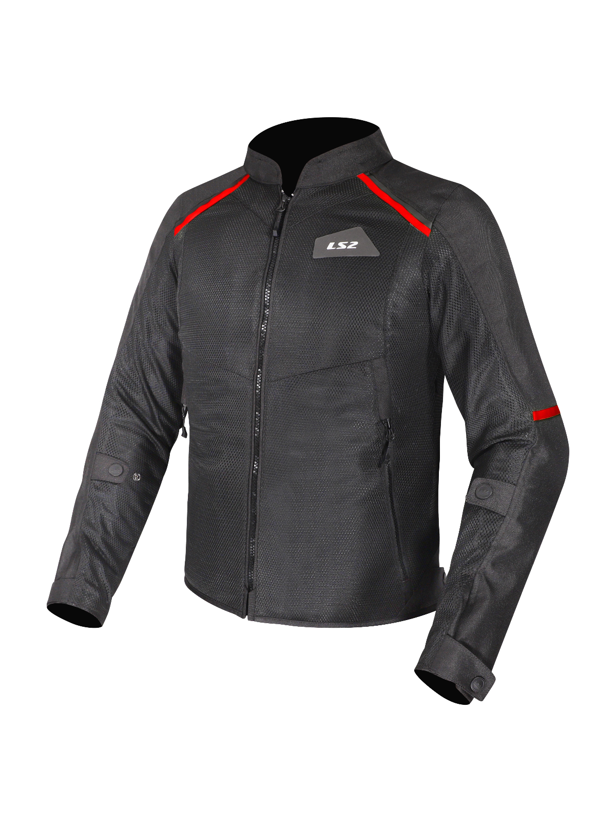 LS2 BREEZE MAN JACKET BLACK RED
