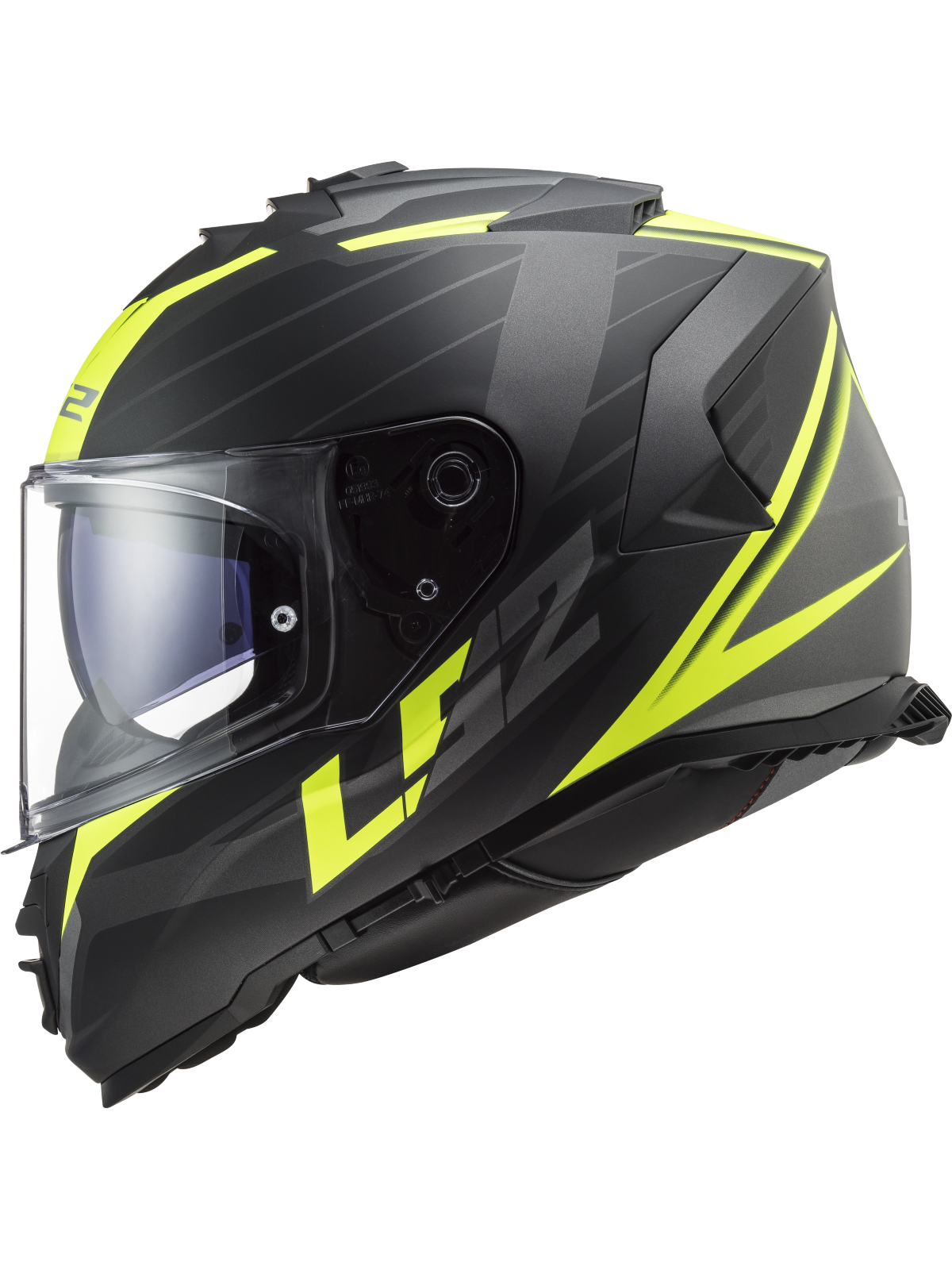 LS2 FF800 STORM II NERVE M.BLACK H-V YELLOW-06 8