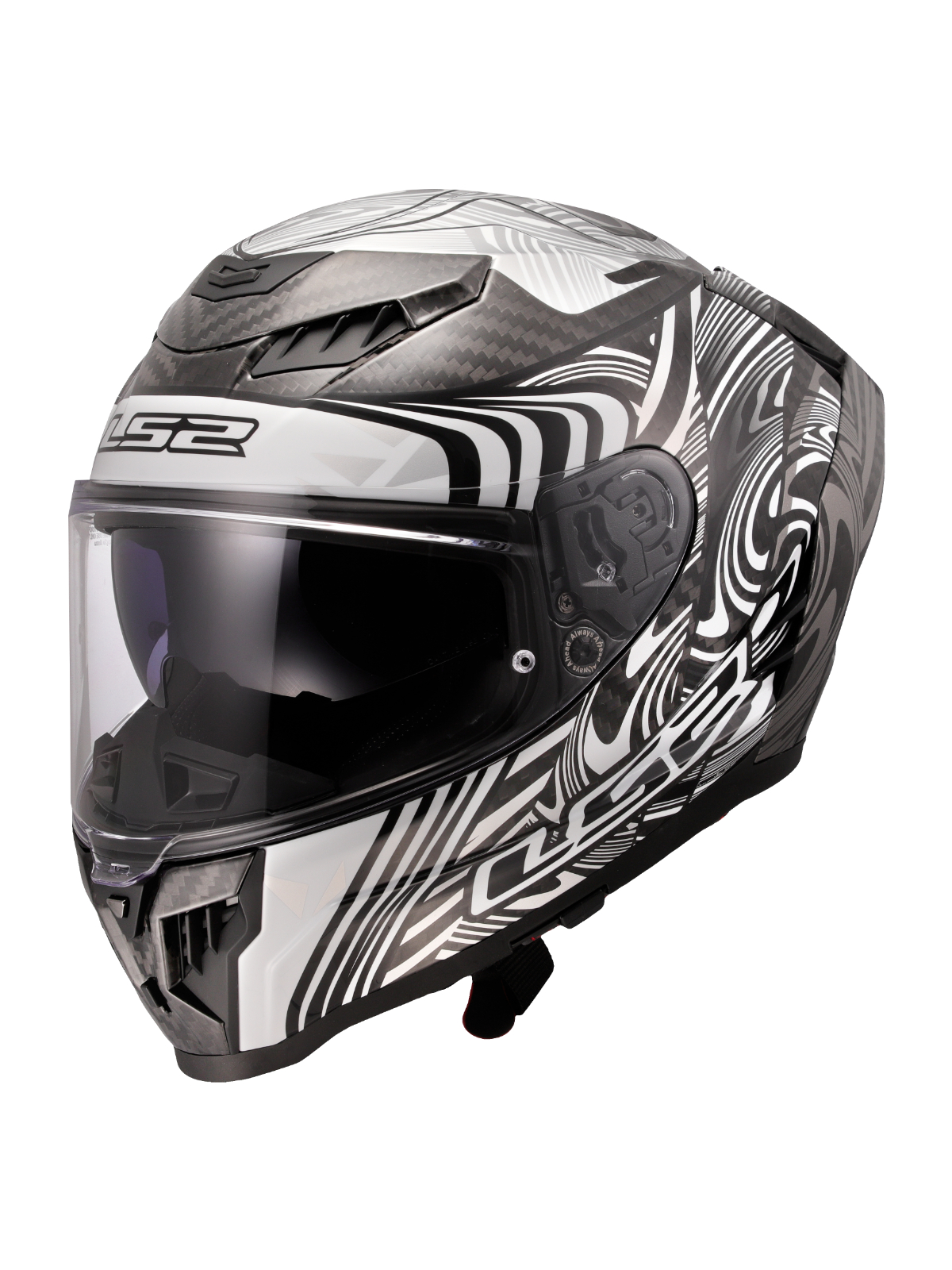 LS2 FF807 DRAGON ENTHUM SILVER