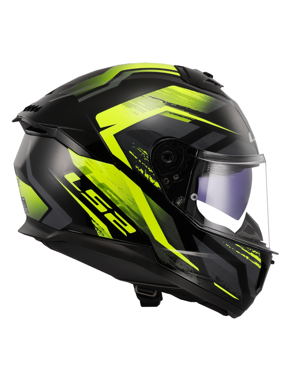 LS2 FF808 STREAM II FURY BLACK H-V YELLOW-06 5