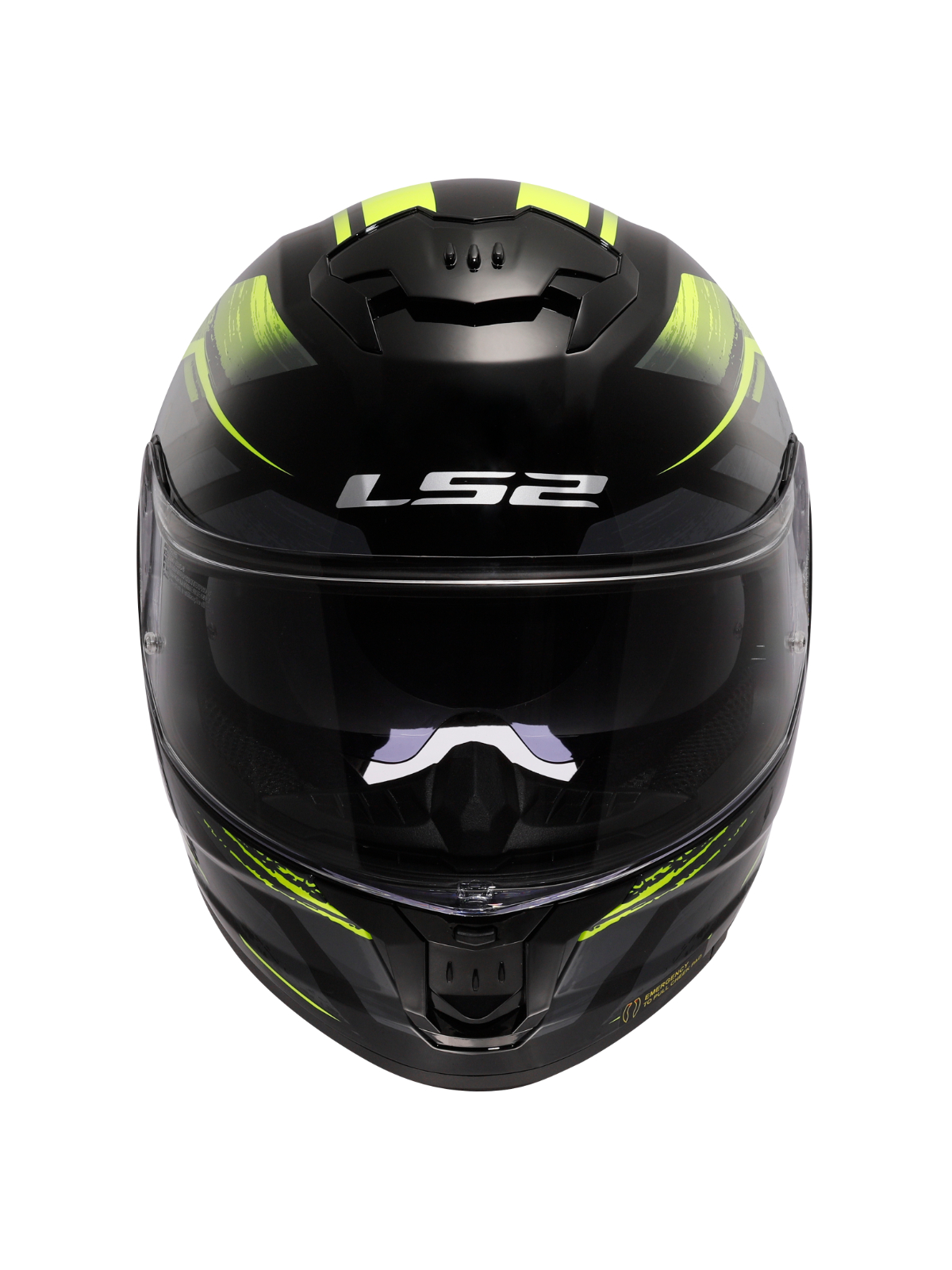 LS2 FF808 STREAM II FURY BLACK H-V YELLOW-06 7