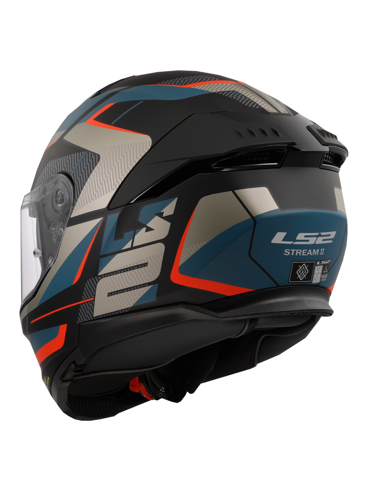 LS2 FF808 STREAM II ROAD M.BLACK BLUE-06 2 LS2 FF808 STREAM II ROAD M.BLACK BLUE-06 2