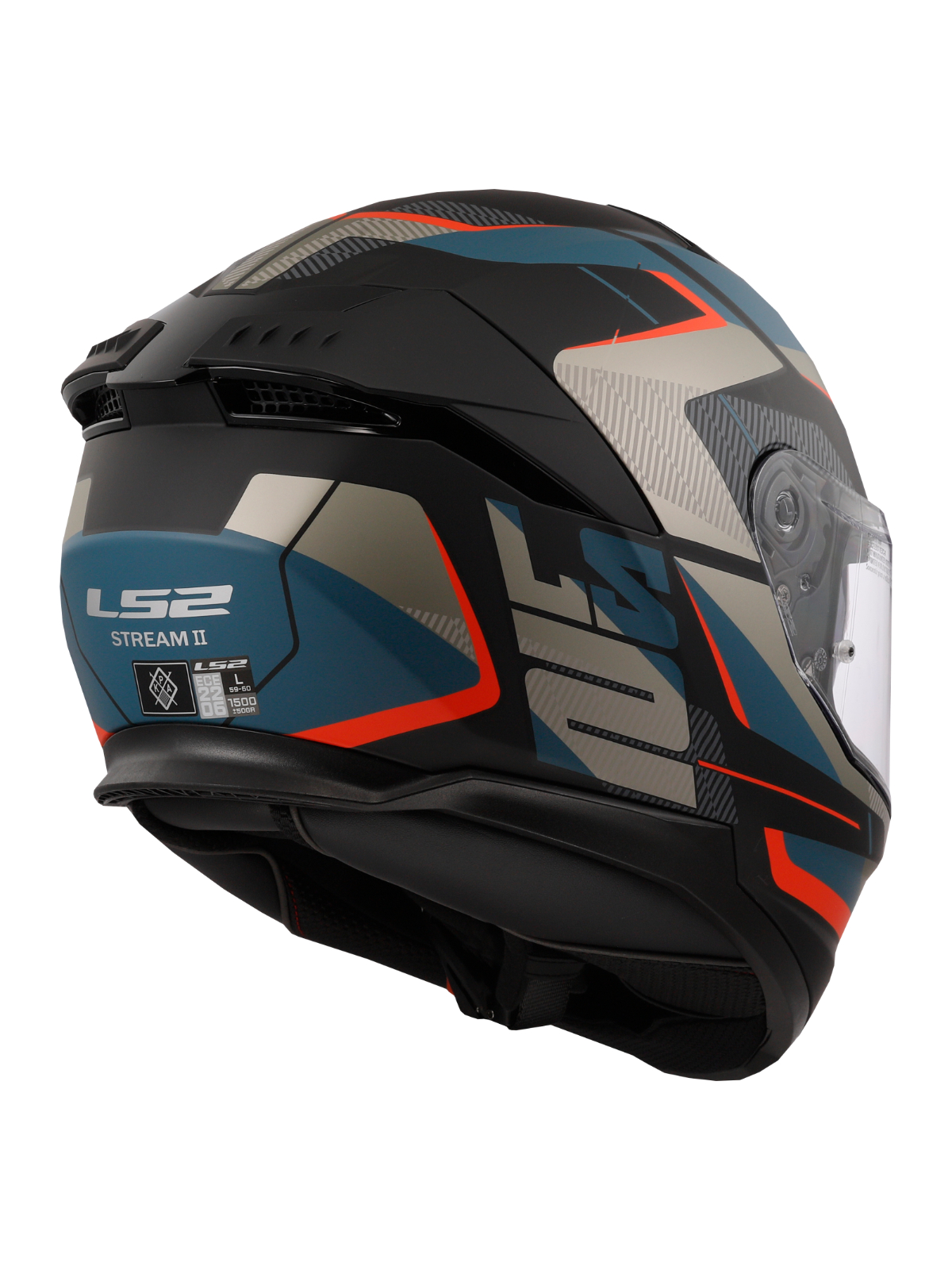 LS2 FF808 STREAM II ROAD M.BLACK BLUE-06 4 LS2 FF808 STREAM II ROAD M.BLACK BLUE-06 4