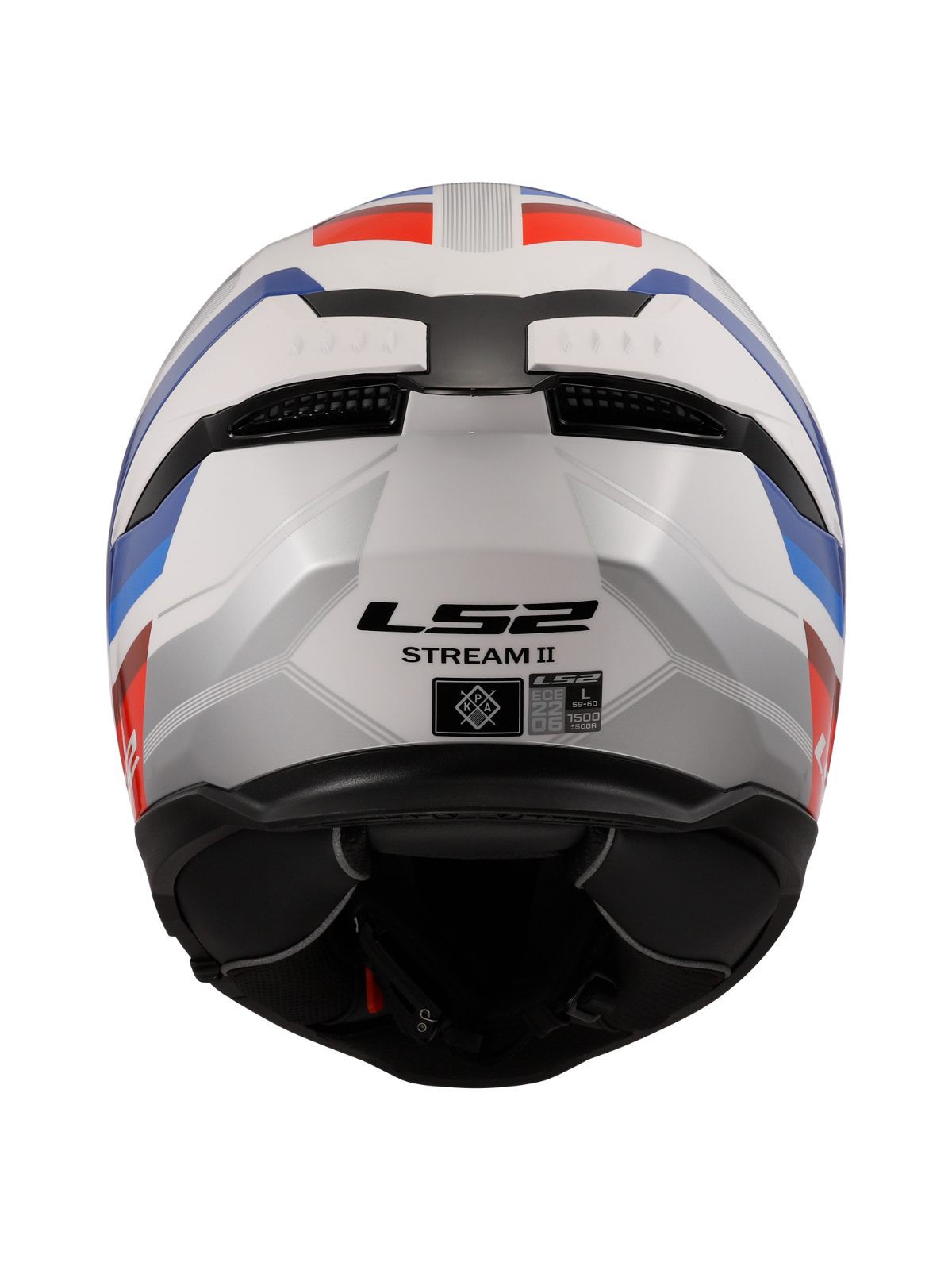 LS2 FF808 STREAM II VINTAGE WHITE BLUE RED-06 3 LS2 FF808 STREAM II VINTAGE WHITE BLUE RED-06 3