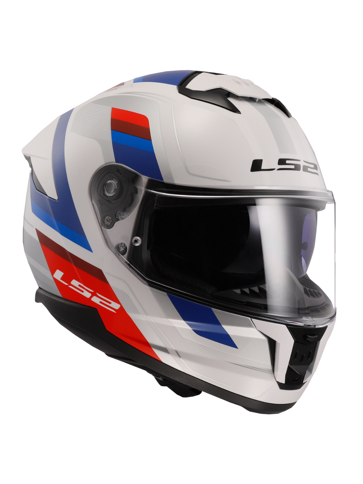 LS2 FF808 STREAM II VINTAGE WHITE BLUE RED-06 6 LS2 FF808 STREAM II VINTAGE WHITE BLUE RED-06 6