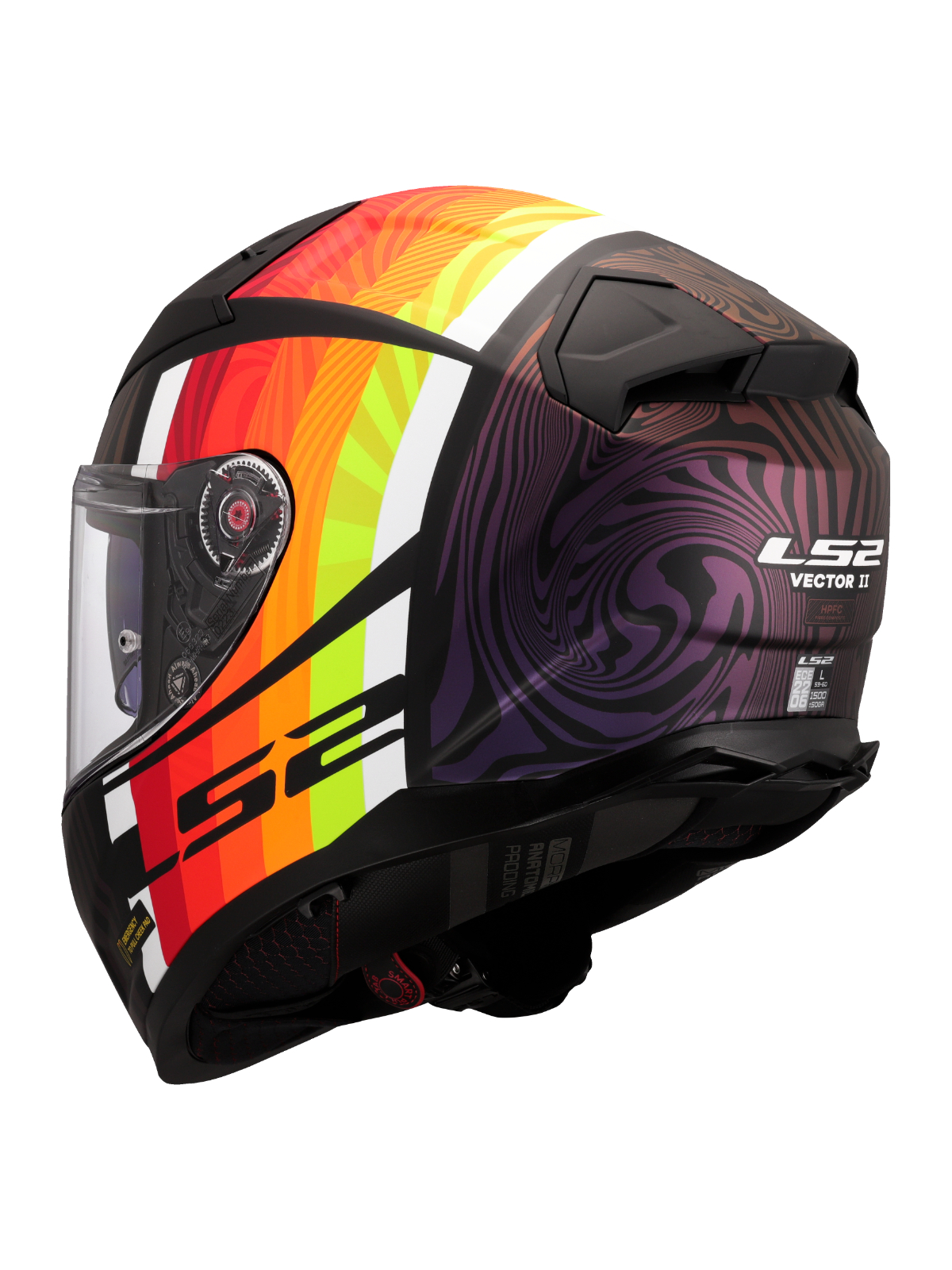 LS2 FF811 VECTOR II FREEDOM BLACK CHAMELEON-06 5