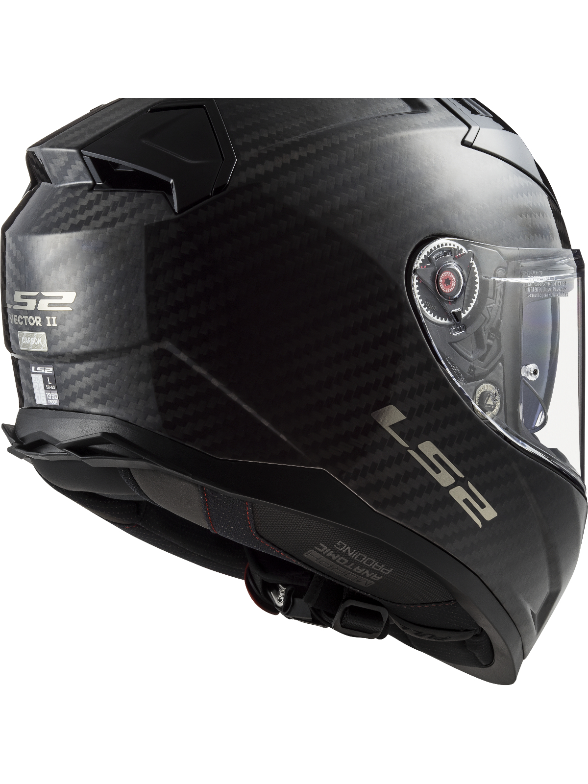 LS2 FF811 VECTOR II MATT CARBON-06 2 LS2 FF811 VECTOR II MATT CARBON-06 2