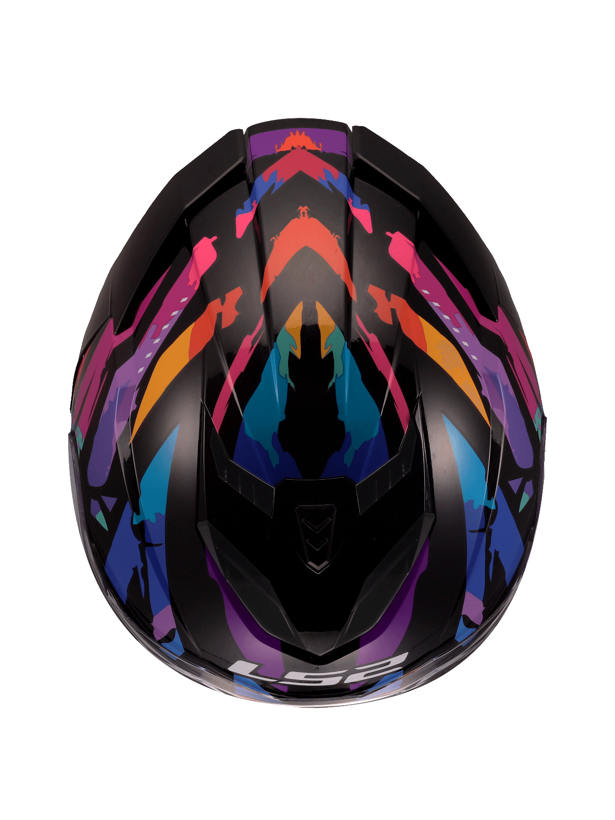 LS2 FF818 STORM III KAOS BLACK PURPLE BLUE 3 LS2 FF818 STORM III KAOS BLACK PURPLE BLUE 3