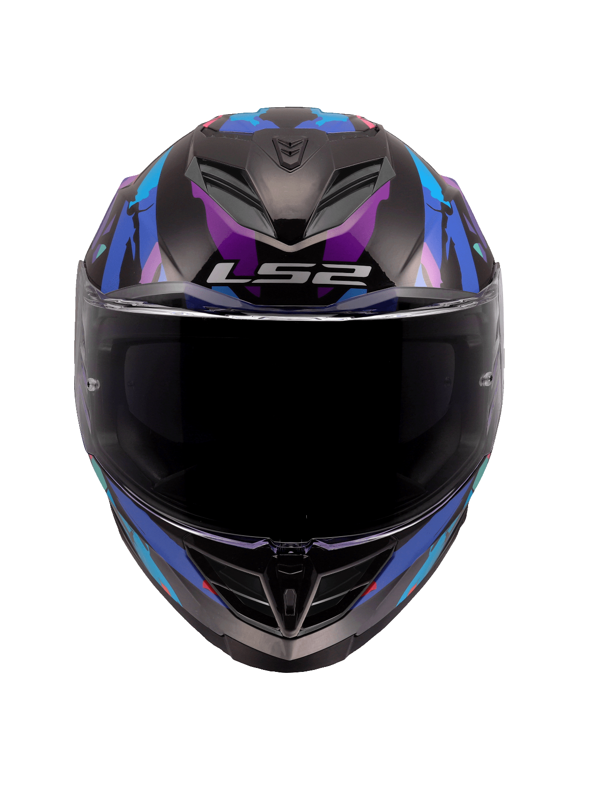 LS2 FF818 STORM III KAOS BLACK PURPLE BLUE 5 LS2 FF818 STORM III KAOS BLACK PURPLE BLUE 5