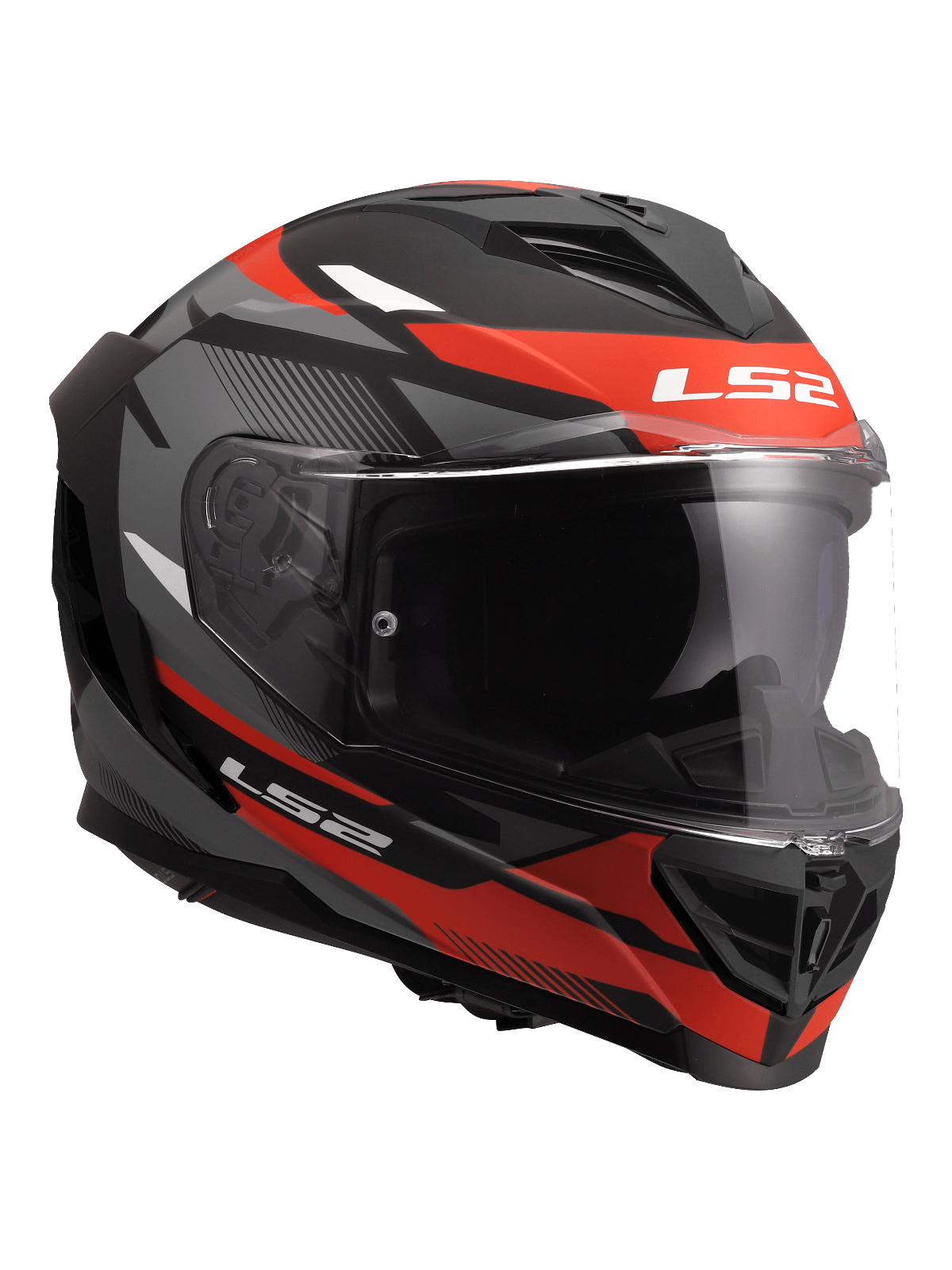 LS2 FF818 STORM III KOMAI BLACK RED 4 LS2 FF818 STORM III KOMAI BLACK RED 4