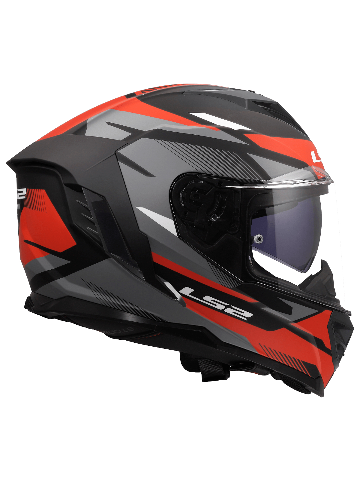 LS2 FF818 STORM III KOMAI BLACK RED 6 LS2 FF818 STORM III KOMAI BLACK RED 6