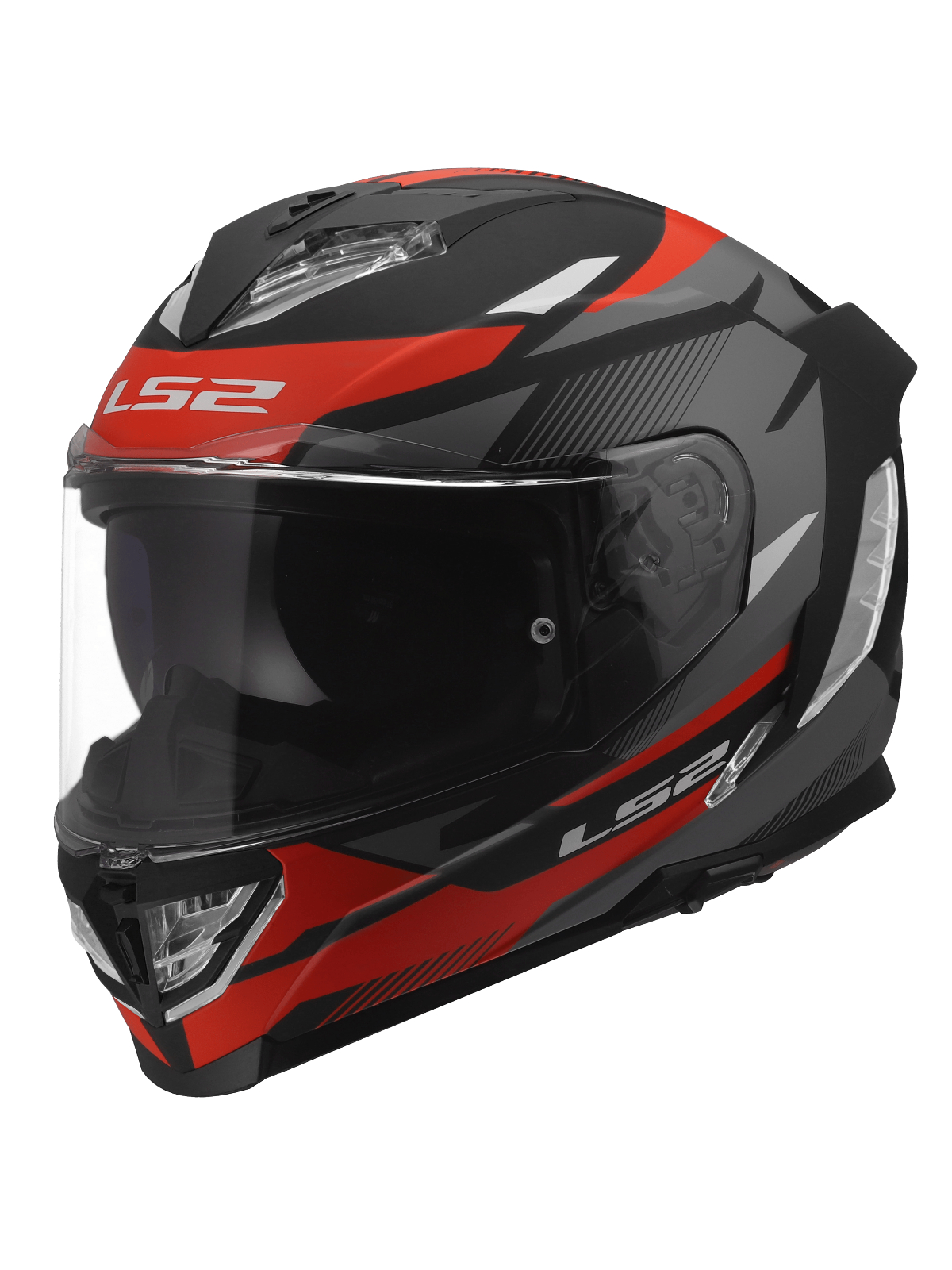 LS2 FF818 STORM III KOMAI BLACK RED LS2 FF818 STORM III KOMAI BLACK RED