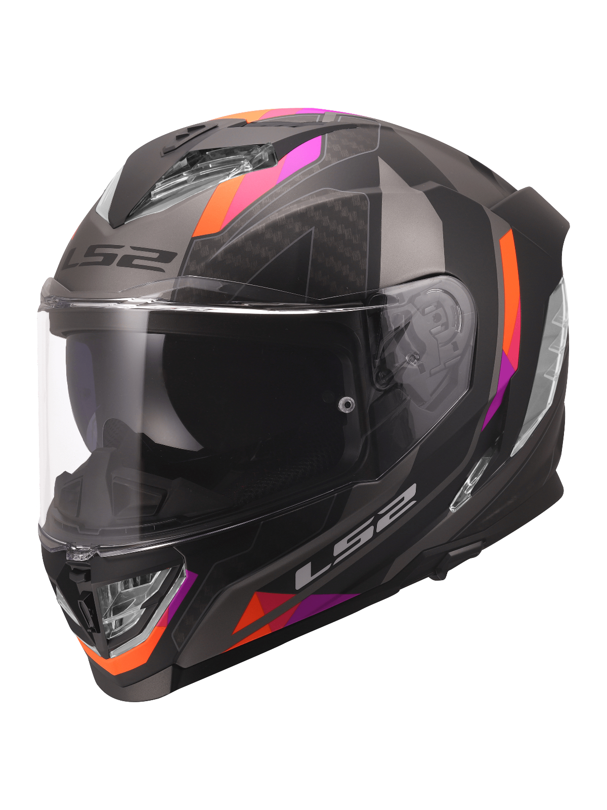LS2 FF818 STORM III SPORTY GREY PURPLE LS2 FF818 STORM III SPORTY GREY PURPLE