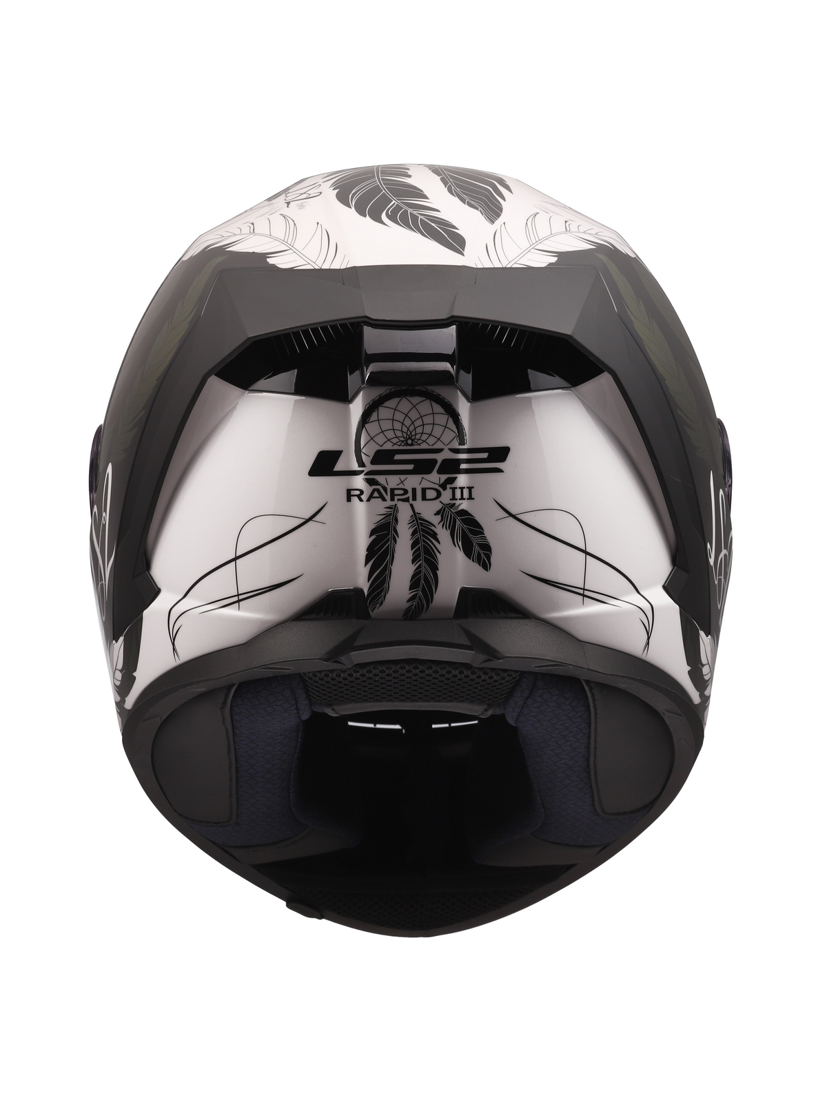 LS2 FF820 RAPID III BOHO WHITE BLACK PINK 6