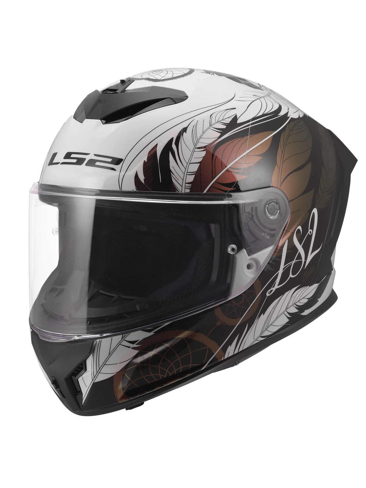 LS2 FF820 RAPID III BOHO WHITE BLACK PINK