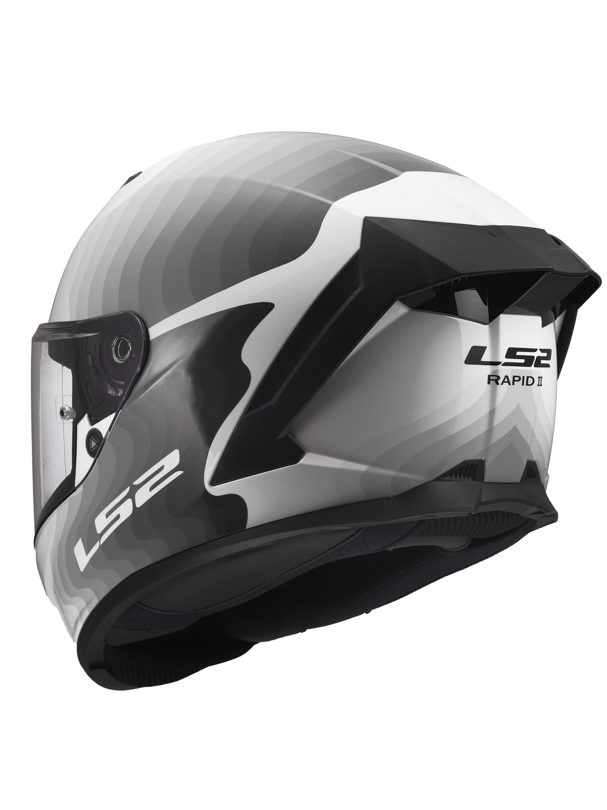 LS2 FF820 RAPID III FLOW WHITE GREY 9