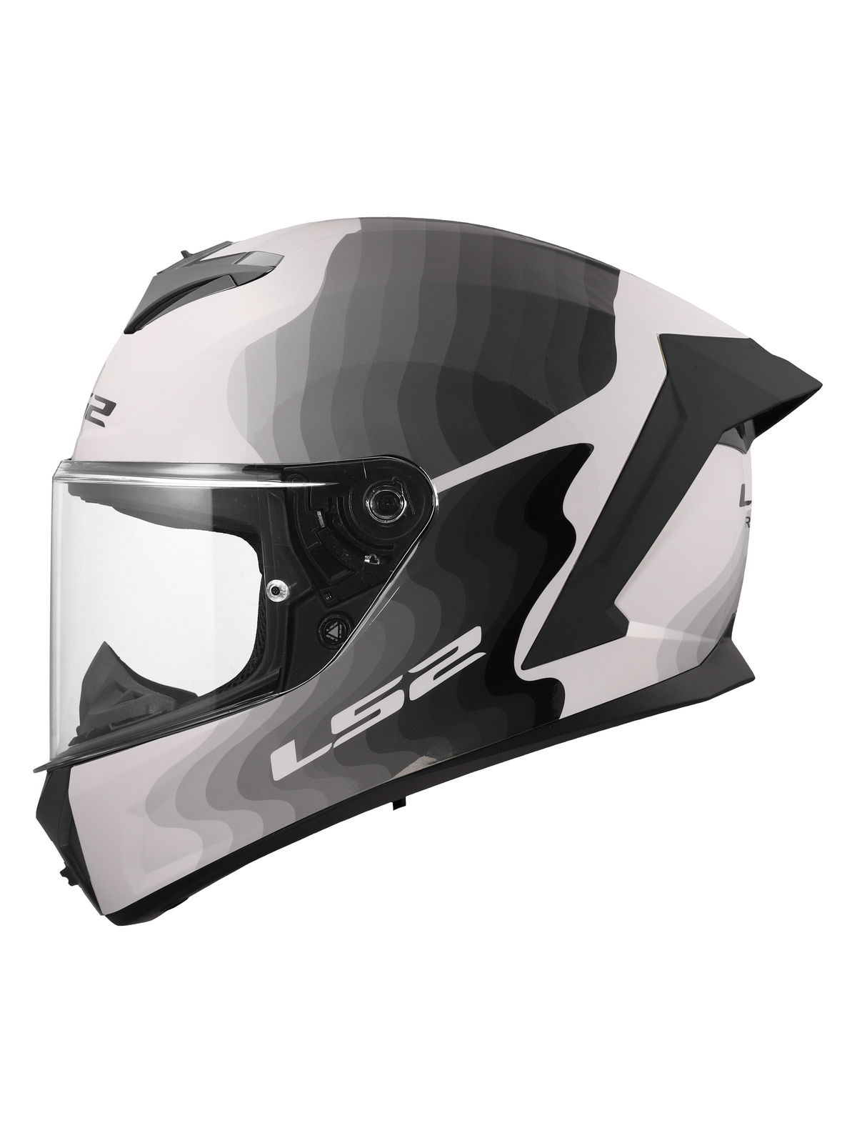 LS2 FF820 RAPID III FLOW WHITE GREY 6