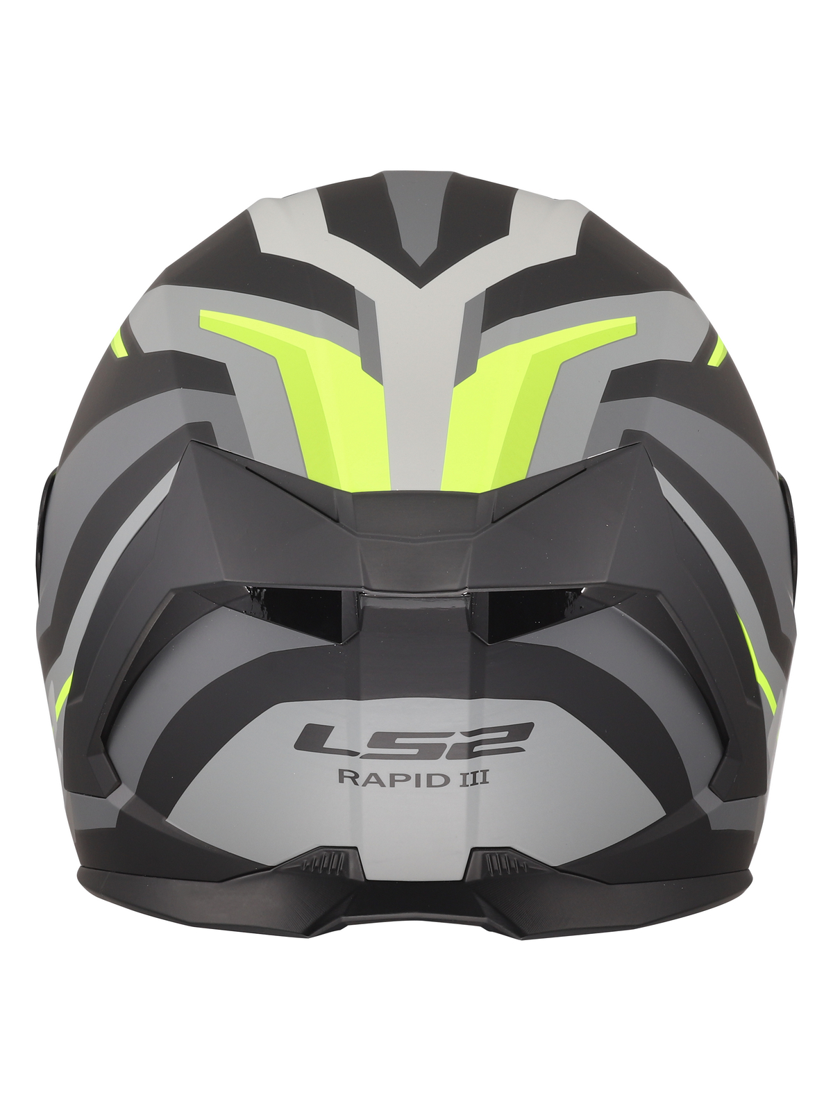 LS2 FF820 RAPID III HYPER BLACK H-V YELLOW 5 LS2 FF820 RAPID III HYPER BLACK H-V YELLOW 5