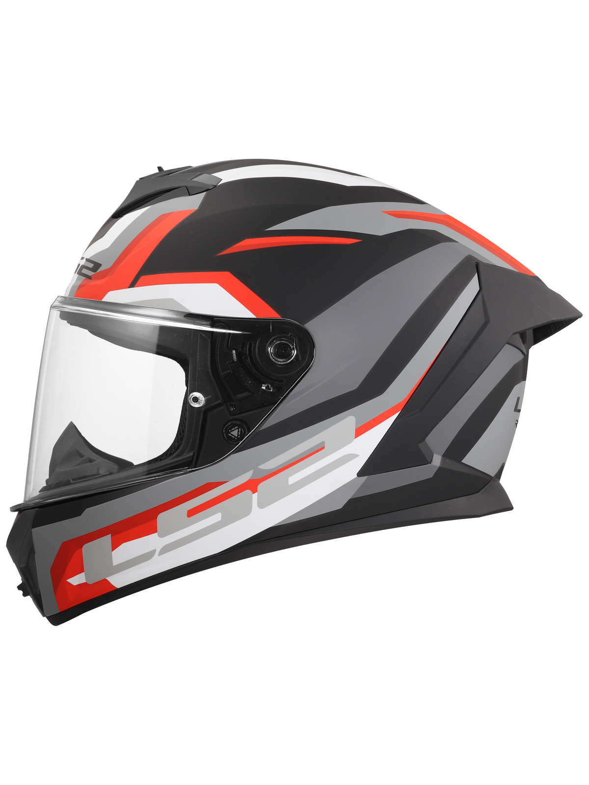 LS2 FF820 RAPID III HYPER BLACK RED