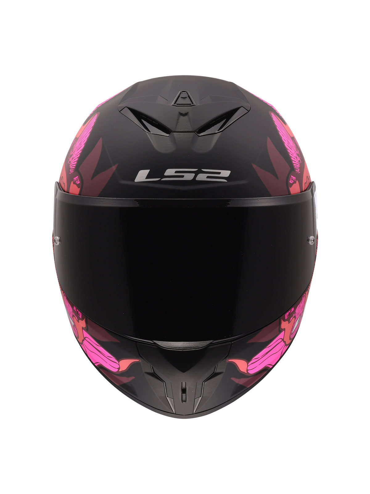 LS2 FF820 RAPID III POPPIES II BLACK PINK 3 LS2 FF820 RAPID III POPPIES II BLACK PINK 3