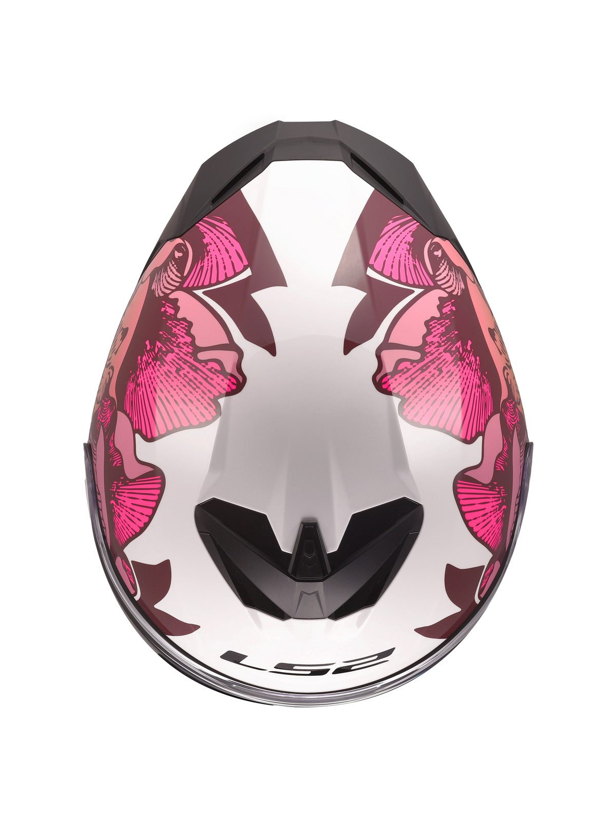 LS2 FF820 RAPID III POPPIES II WHITE PINK 6