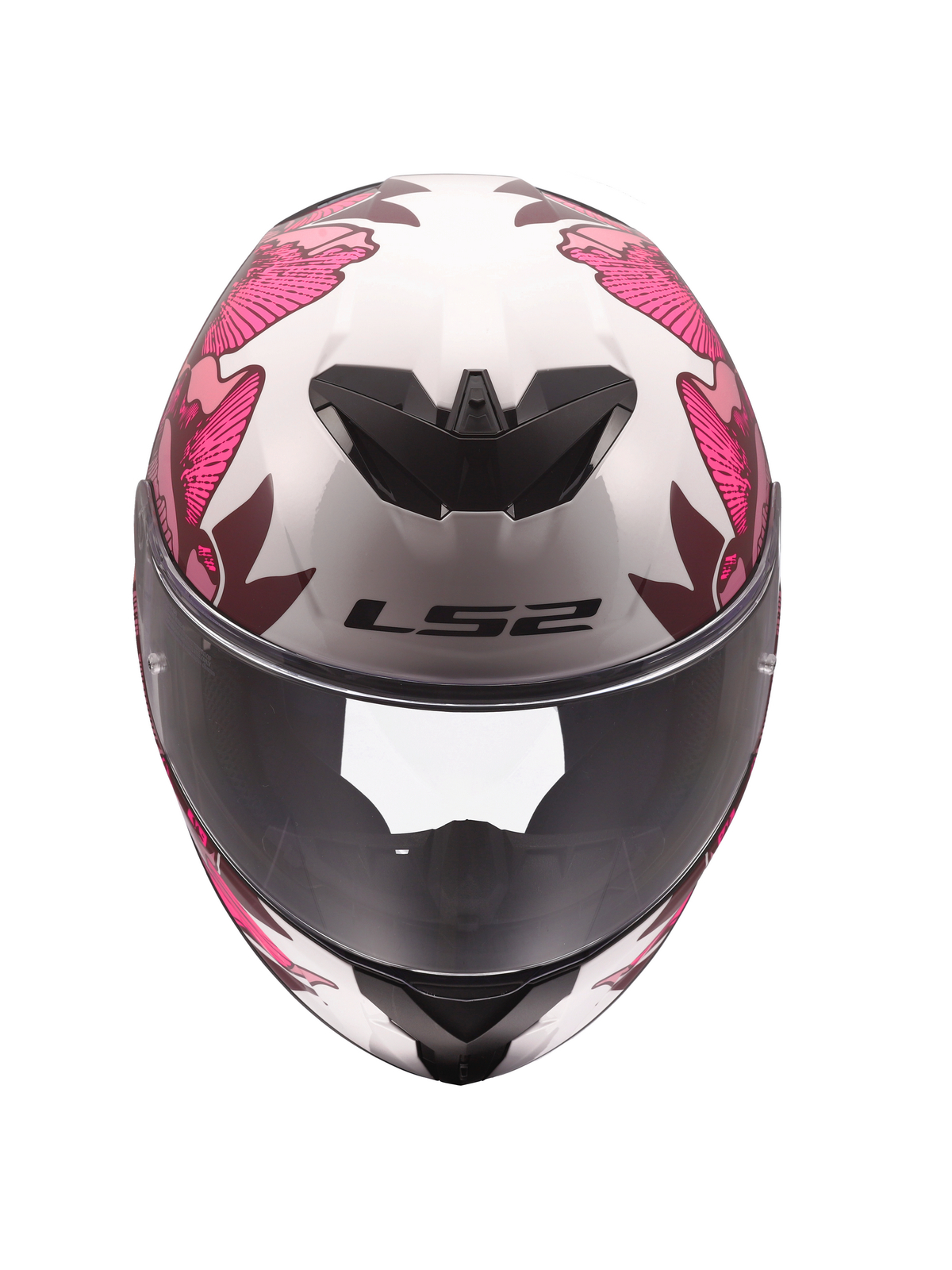 LS2 FF820 RAPID III POPPIES II WHITE PINK 9