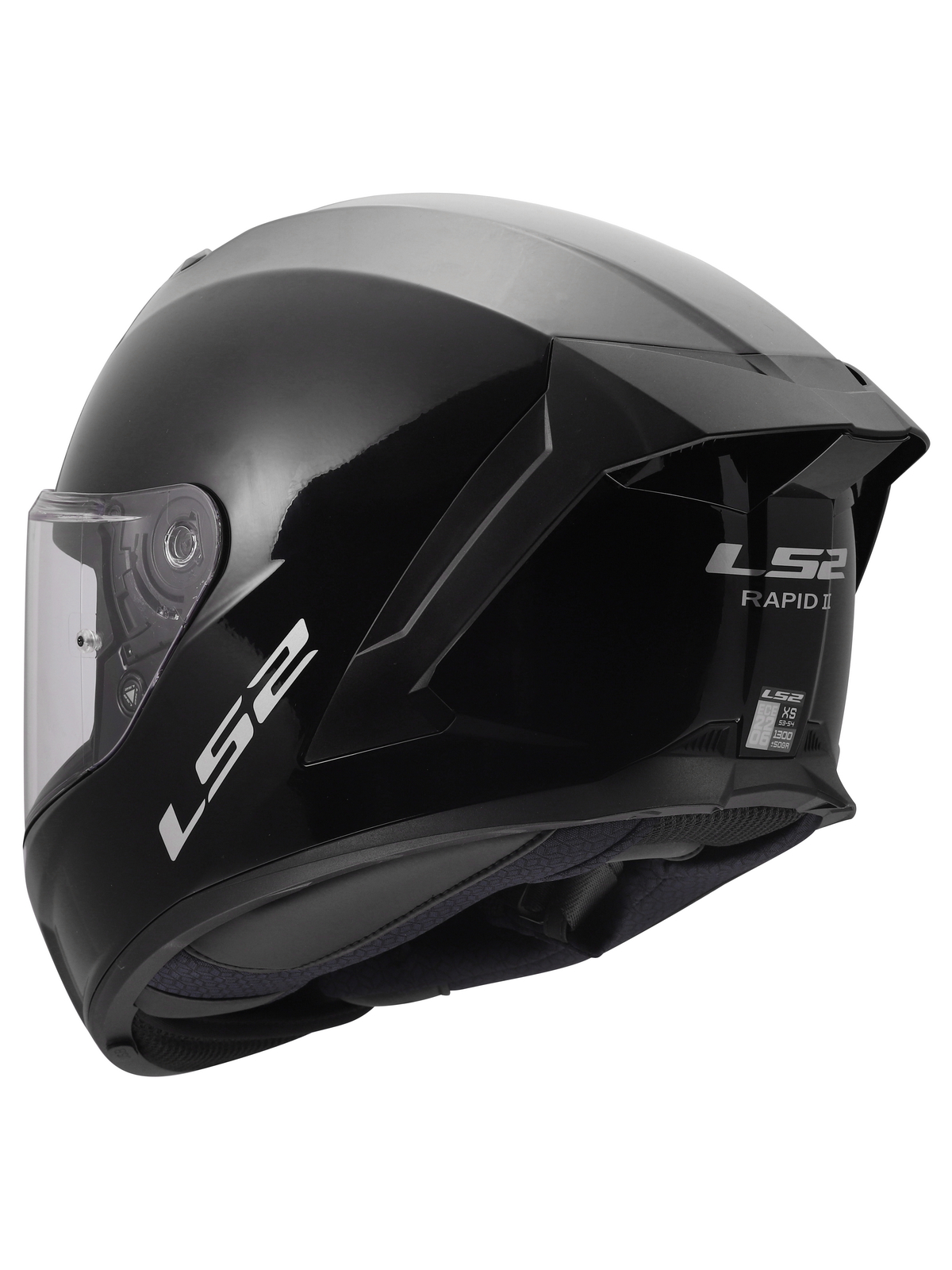 LS2 FF820 RAPID III SOLID GLOSS BLACK 6