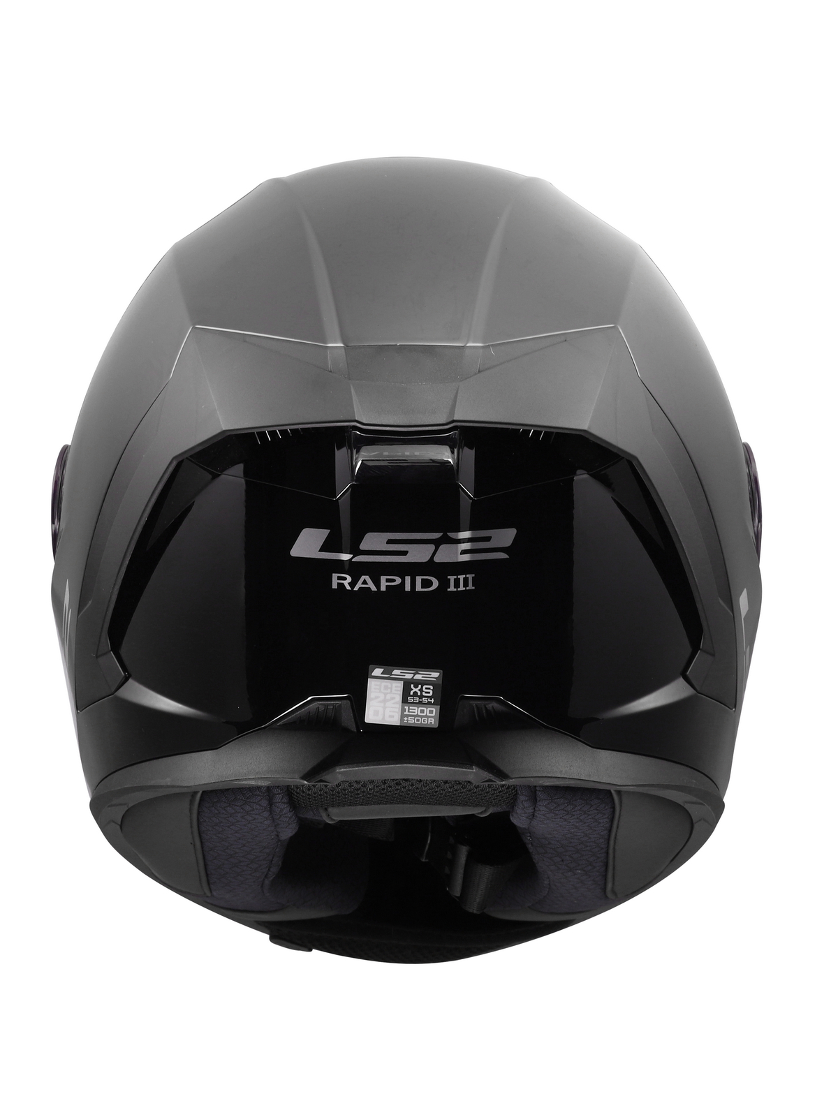 LS2 FF820 RAPID III SOLID GLOSS BLACK 7