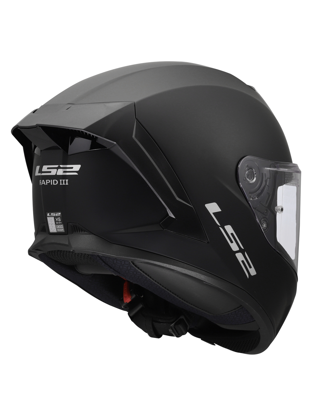 LS2 FF820 RAPID III SOLID MATT BLACK 13 LS2 FF820 RAPID III SOLID MATT BLACK 13