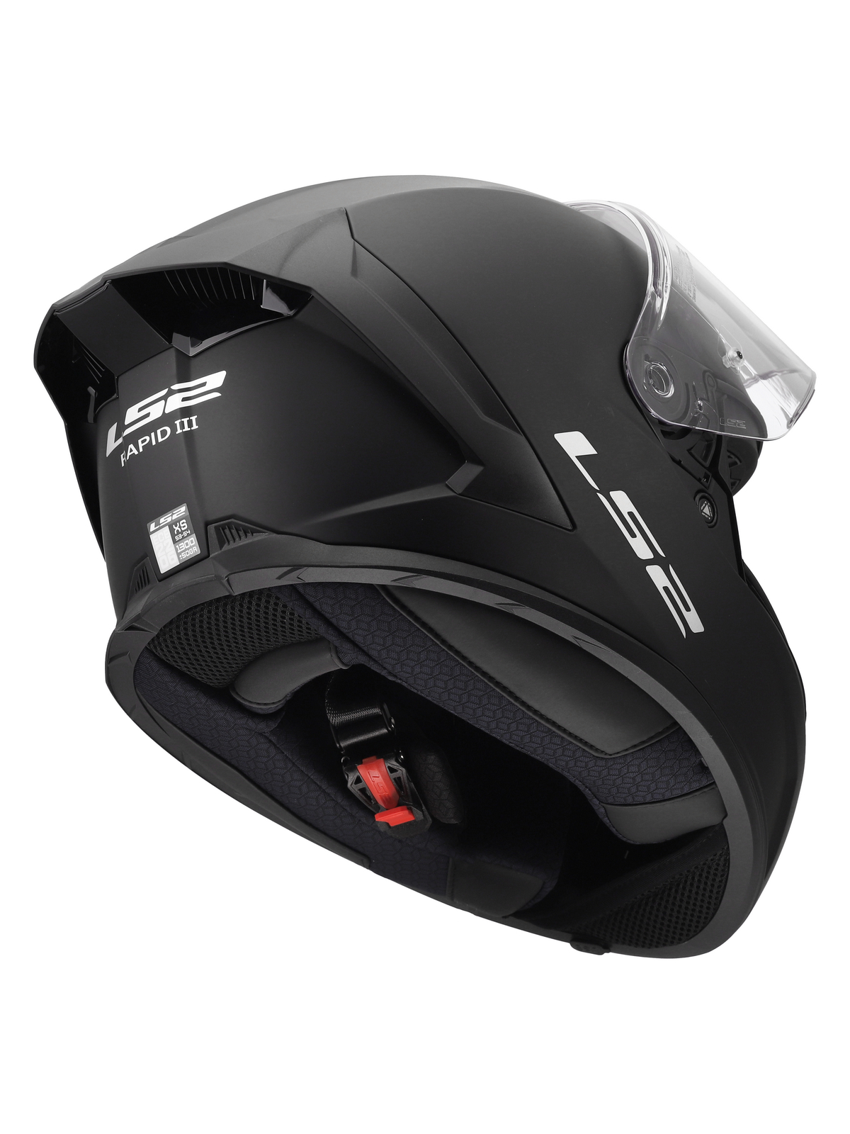LS2 FF820 RAPID III SOLID MATT BLACK 3 LS2 FF820 RAPID III SOLID MATT BLACK 3