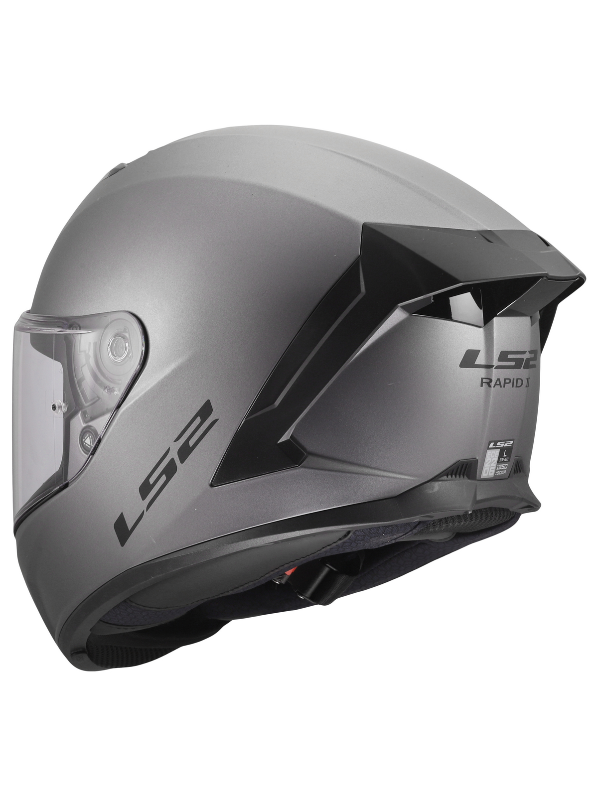 LS2 FF820 RAPID III SOLID MATT TITANIUM 7