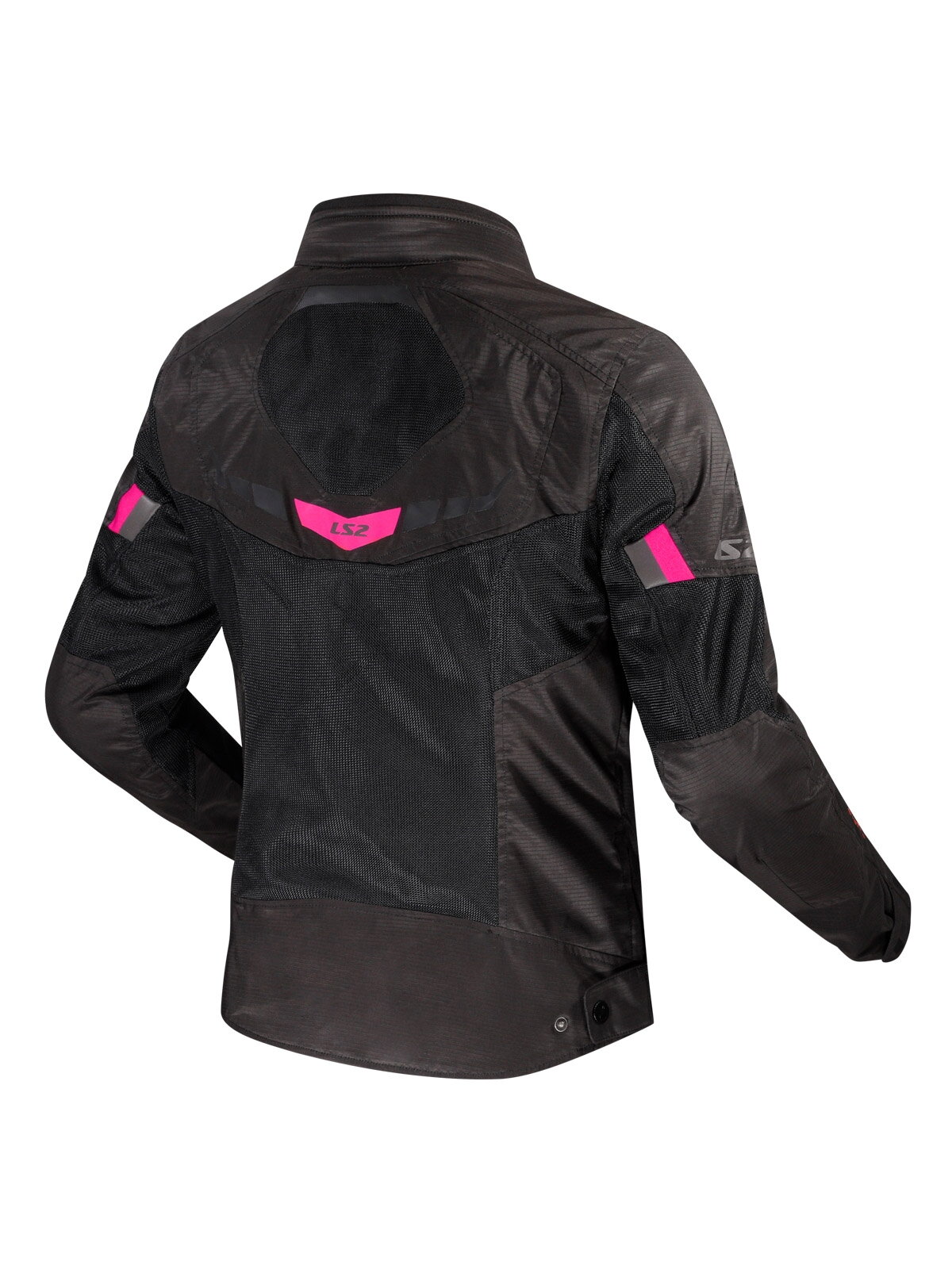 LS2 GARDA AIR LADY JACKET BLACK PINK 1 LS2 GARDA AIR LADY JACKET BLACK PINK 1