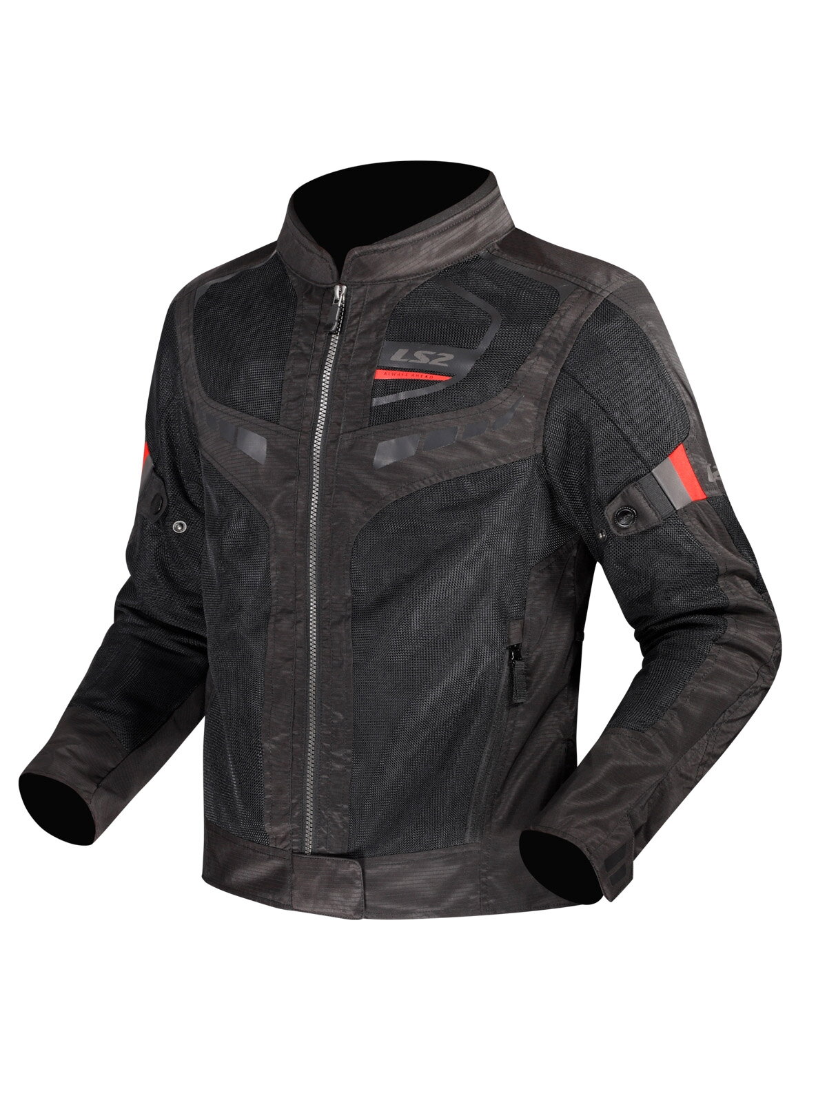 LS2 GARDA AIR LADY JACKET BLACK RED