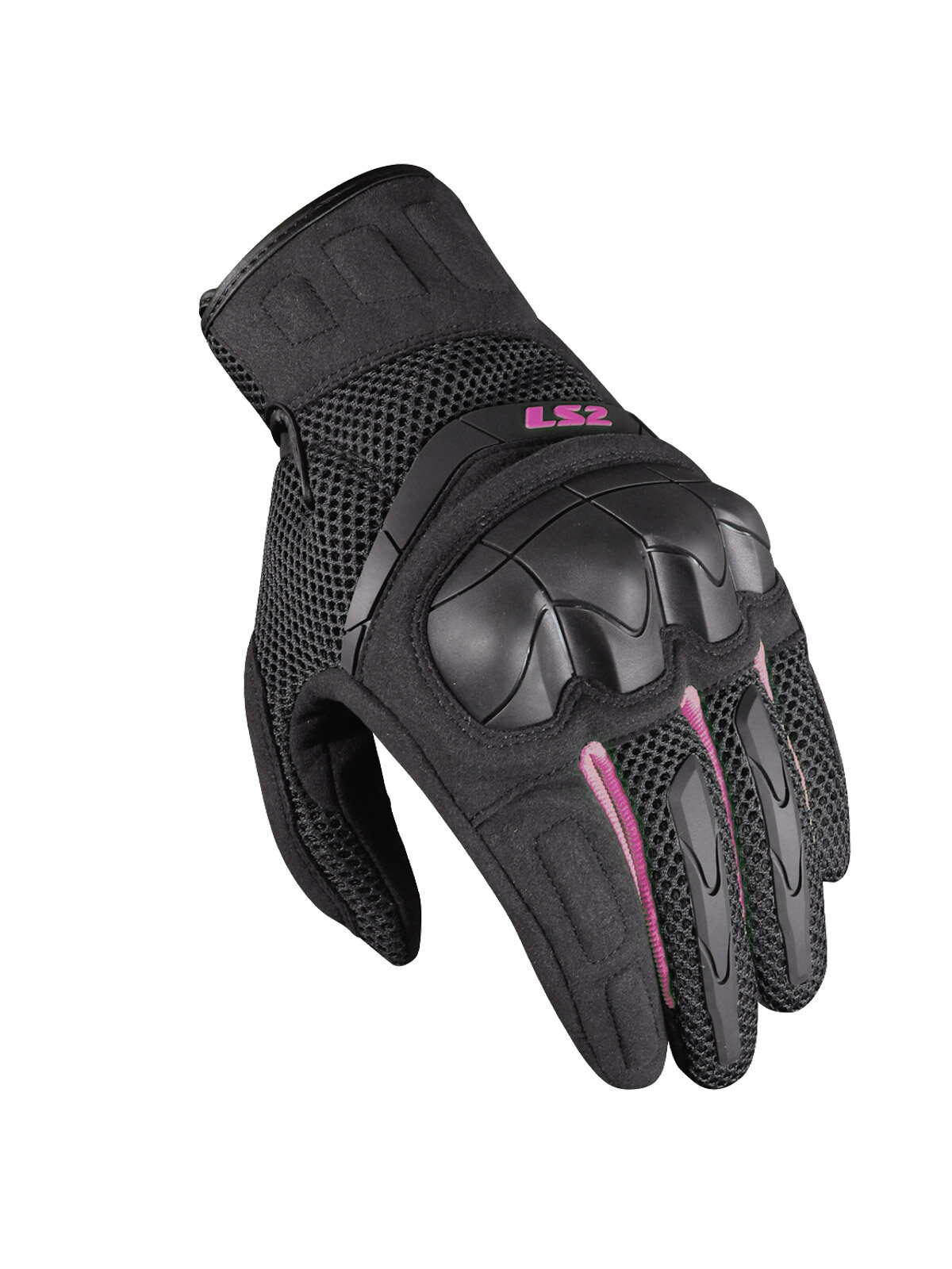 LS2 KUBRA LADY GLOVES BLACK PURPLE LS2 KUBRA LADY GLOVES BLACK PURPLE