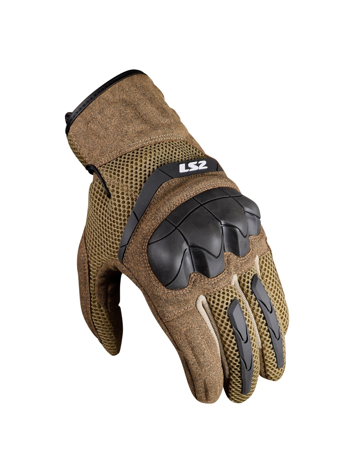 LS2 KUBRA MAN GLOVES BROWN