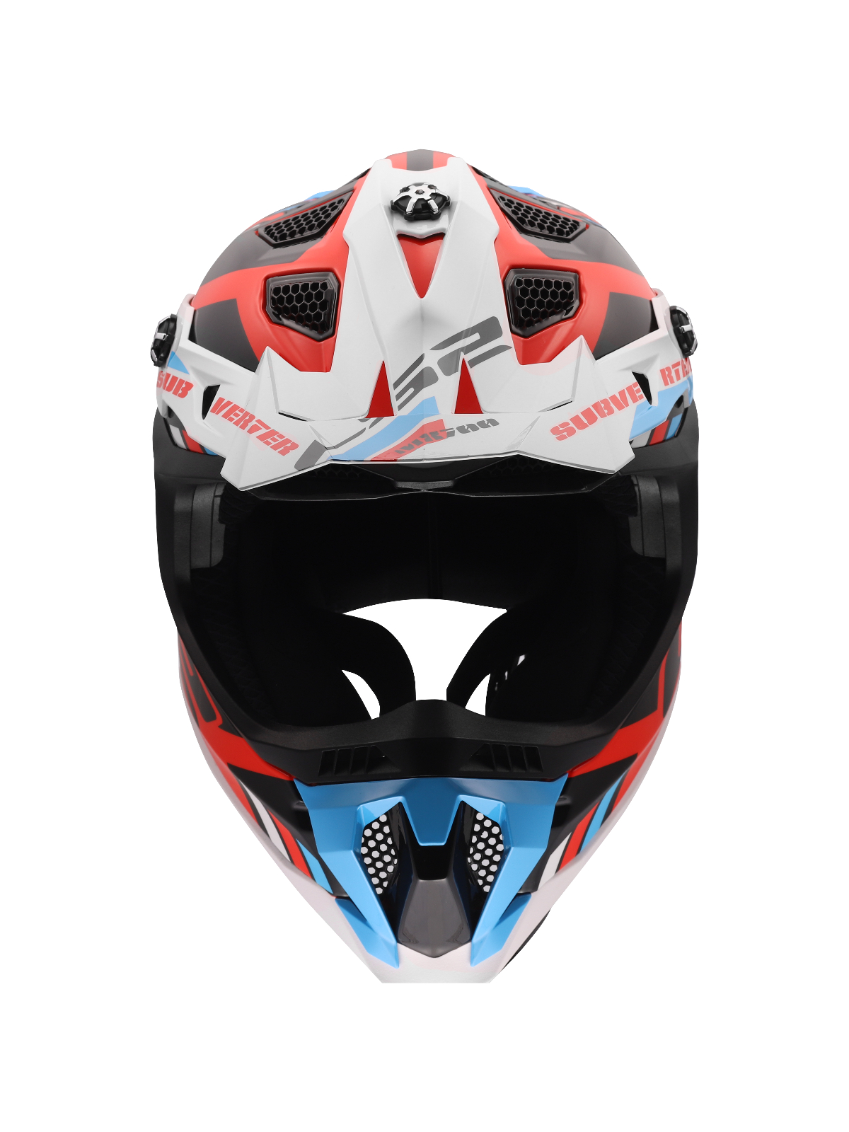 LS2 MX700 SUBVERTER EVO II STOMP WHITE BLUE RED-06 10