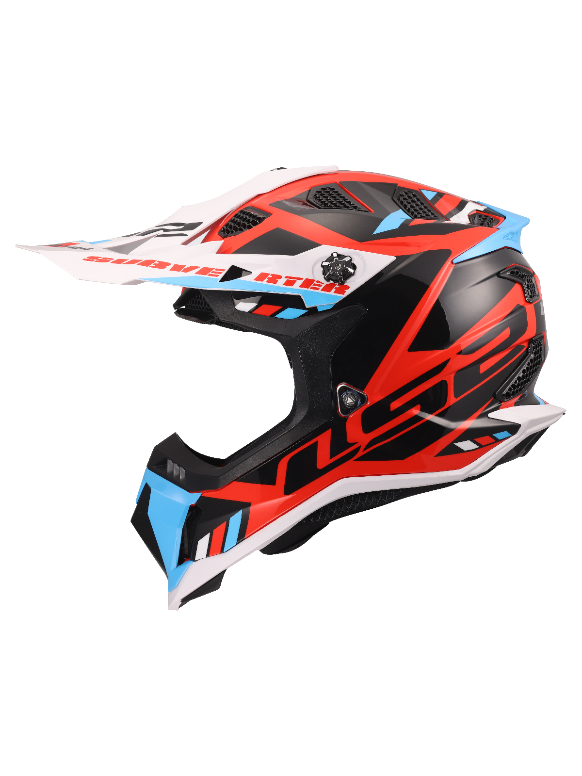 LS2 MX700 SUBVERTER EVO II STOMP WHITE BLUE RED-06 7