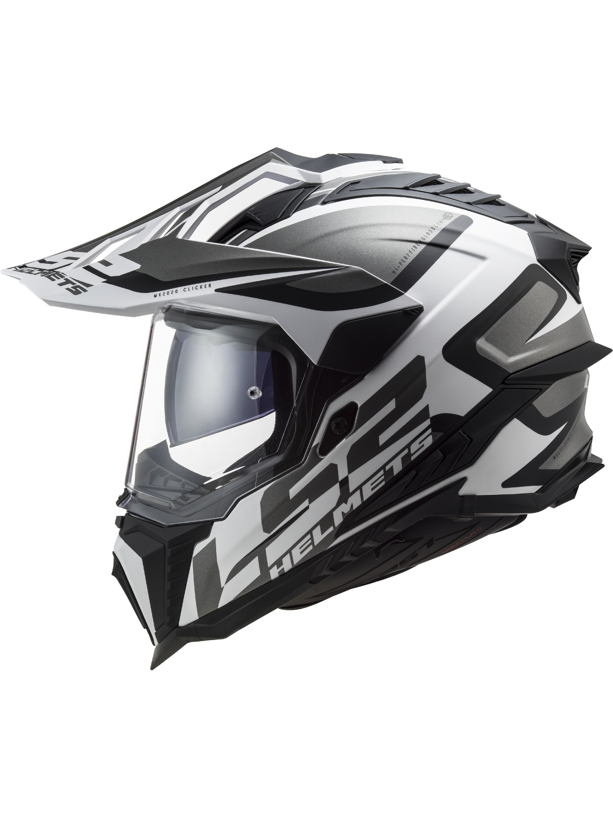 LS2 MX701 EXPLORER ALTER MATT BLACK WHITE-06 1