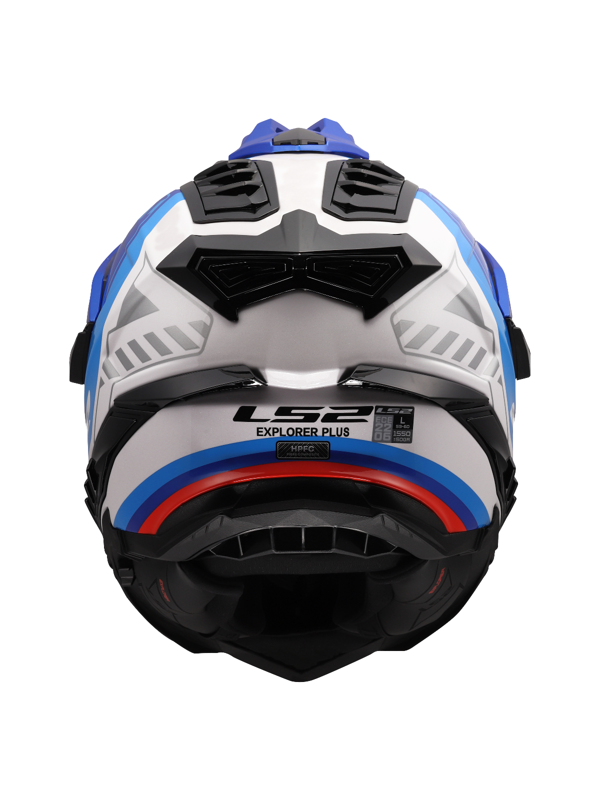 LS2 MX701 EXPLORER HEXA WHITE BLUE RED-06 5 LS2 MX701 EXPLORER HEXA WHITE BLUE RED-06 5
