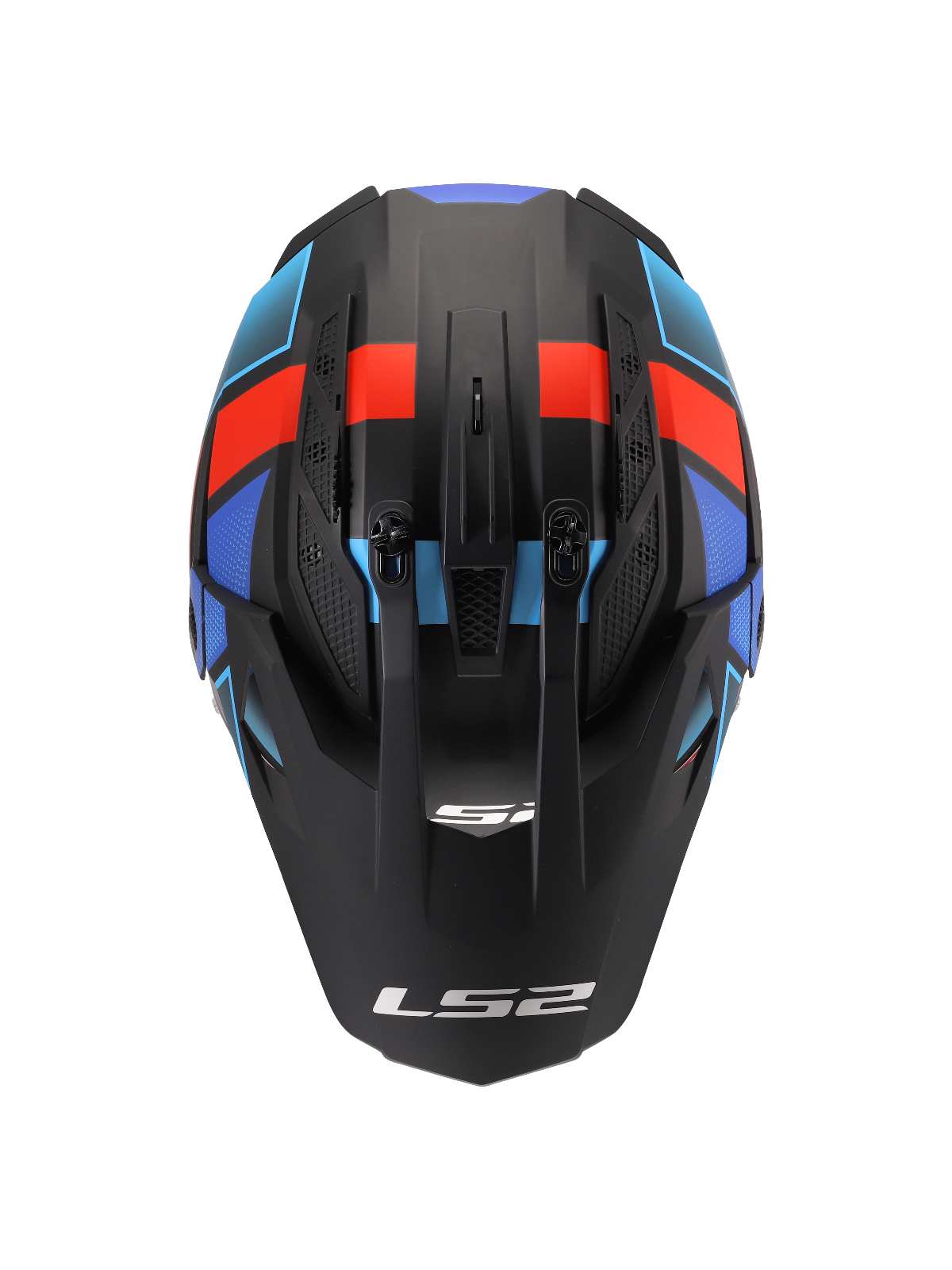 LS2 MX702 PIONEER II BLOCK BLACK RED BLUE-06 1