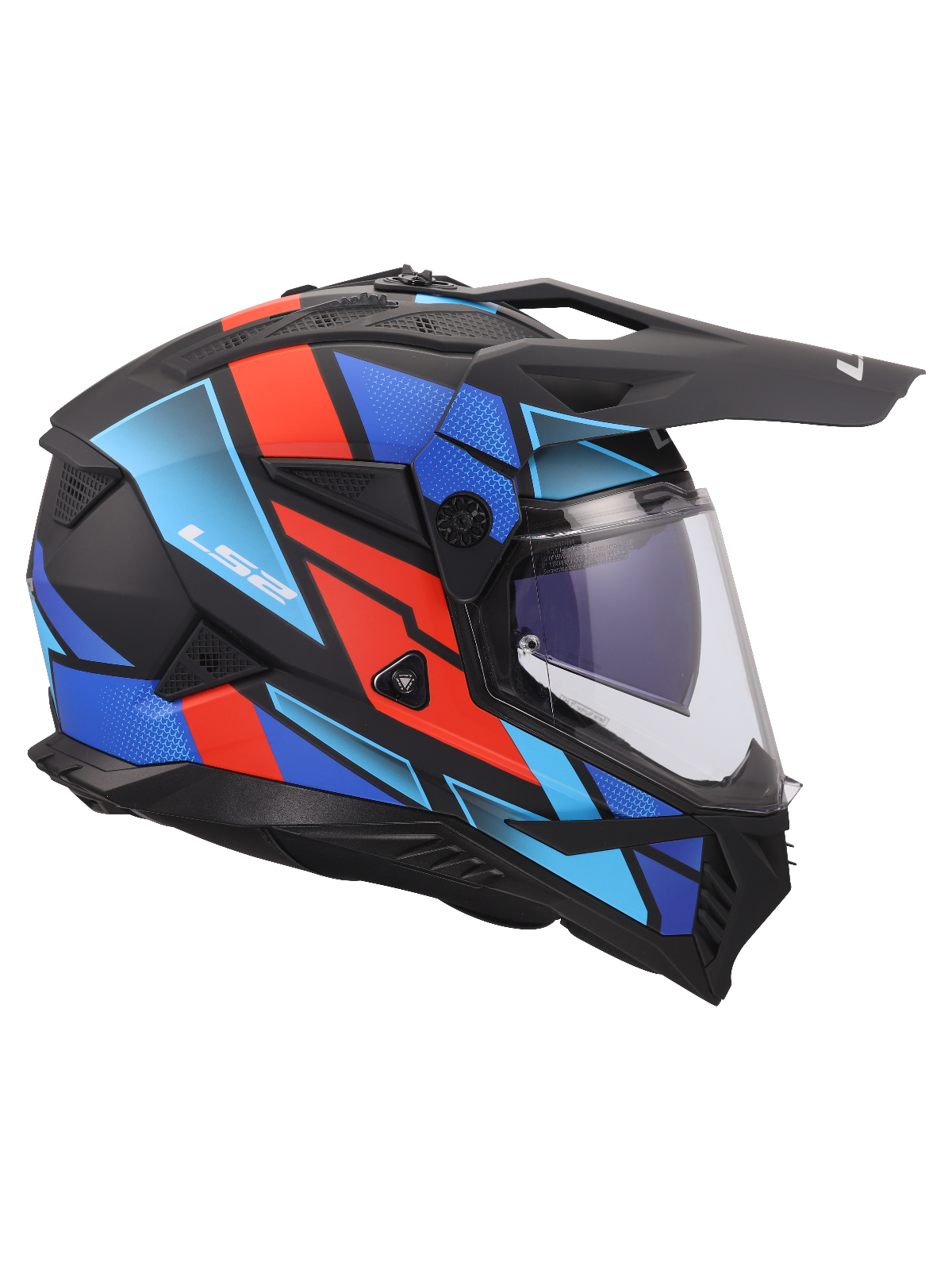 LS2 MX702 PIONEER II BLOCK BLACK RED BLUE-06 4 LS2 MX702 PIONEER II BLOCK BLACK RED BLUE-06 4