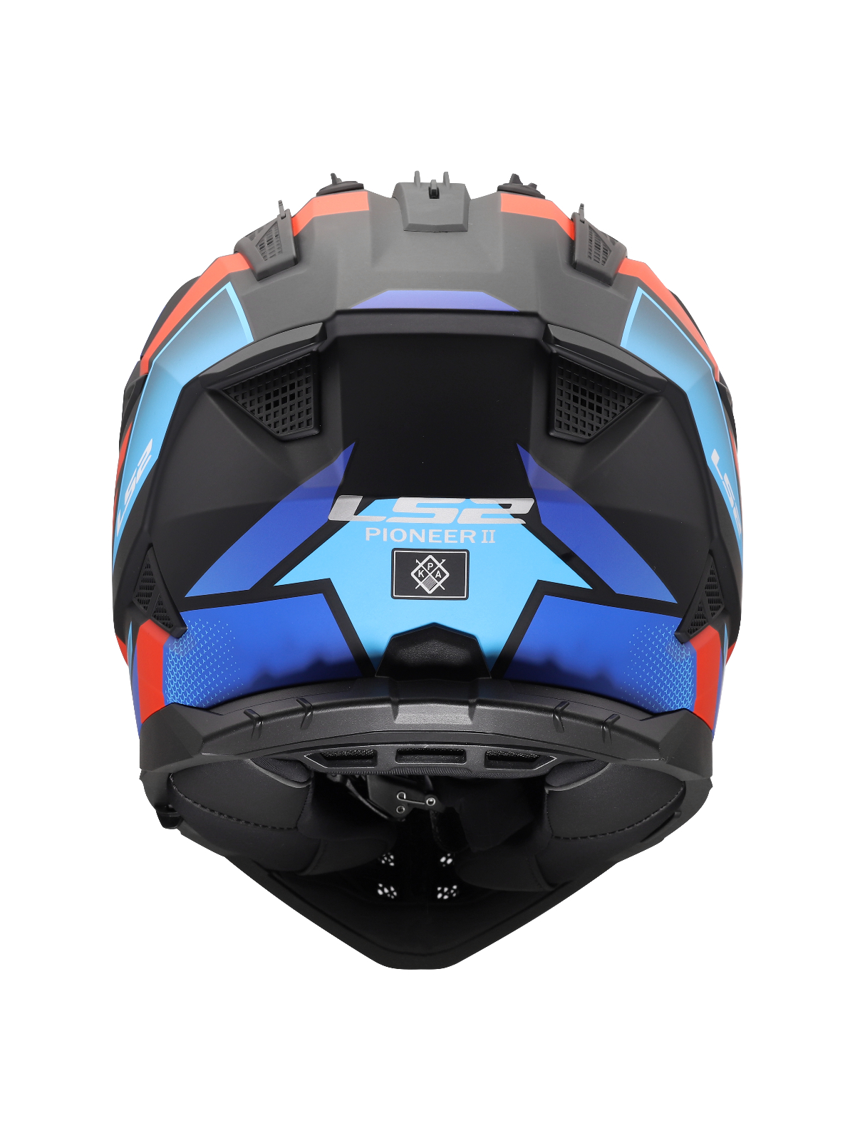 LS2 MX702 PIONEER II BLOCK BLACK RED BLUE-06 6