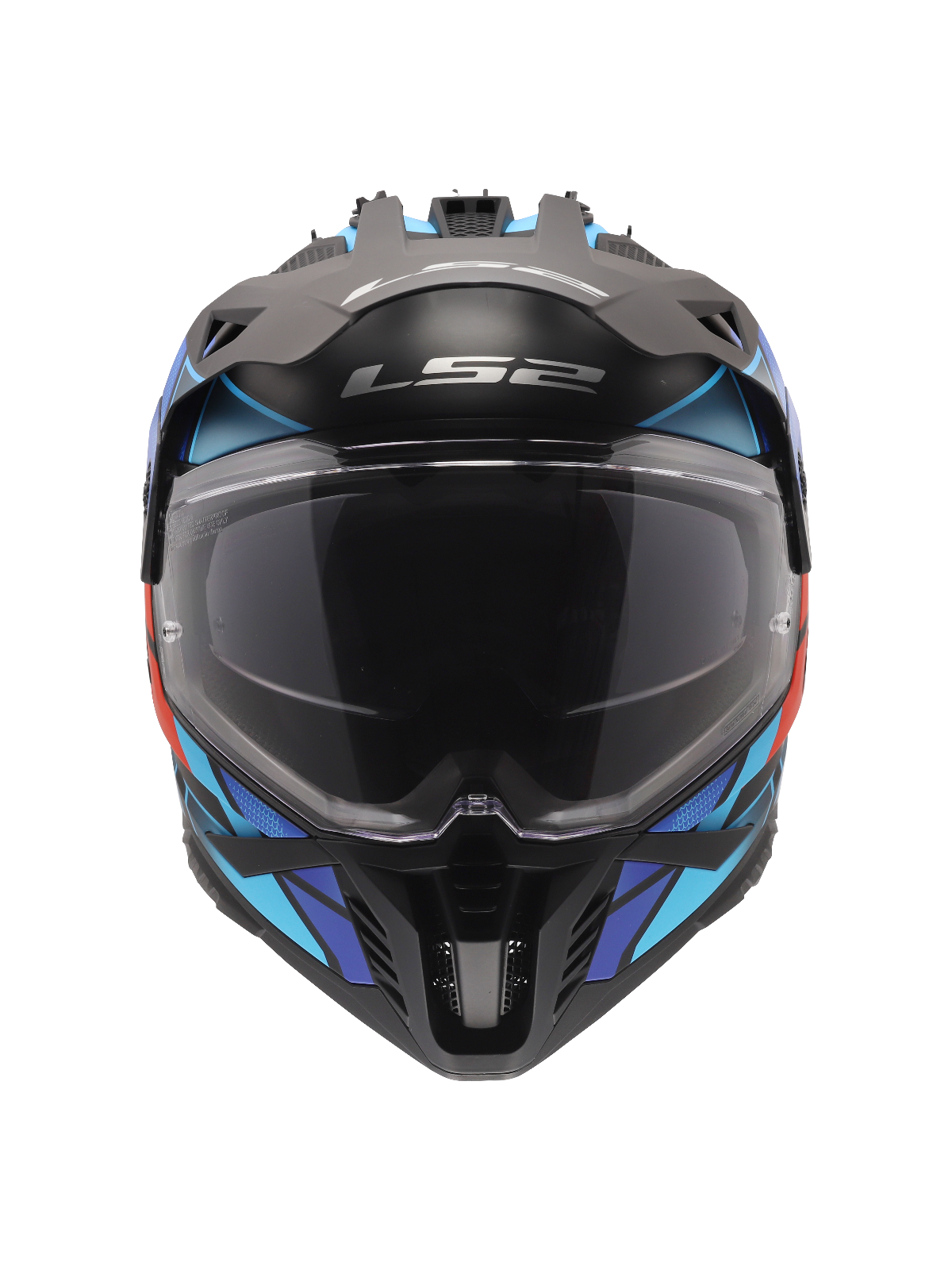 LS2 MX702 PIONEER II BLOCK BLACK RED BLUE-06 9