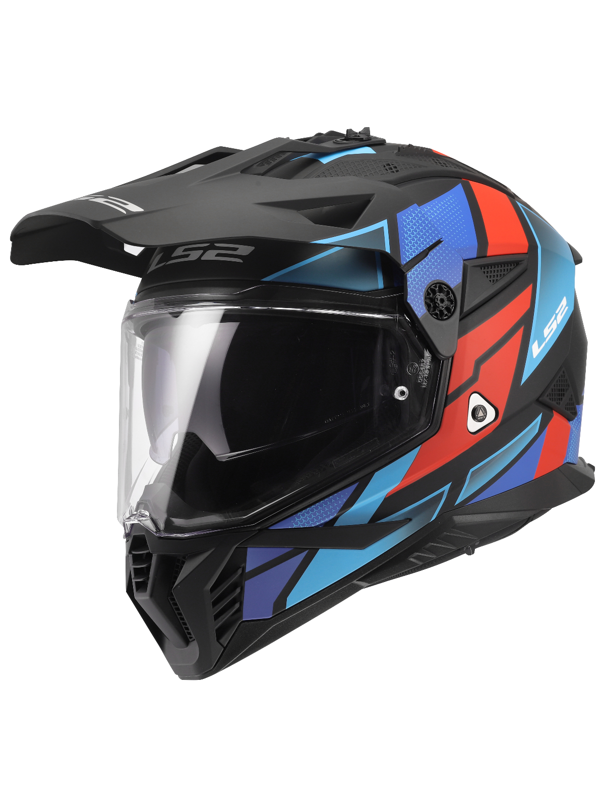 LS2 MX702 PIONEER II BLOCK BLACK RED BLUE-06