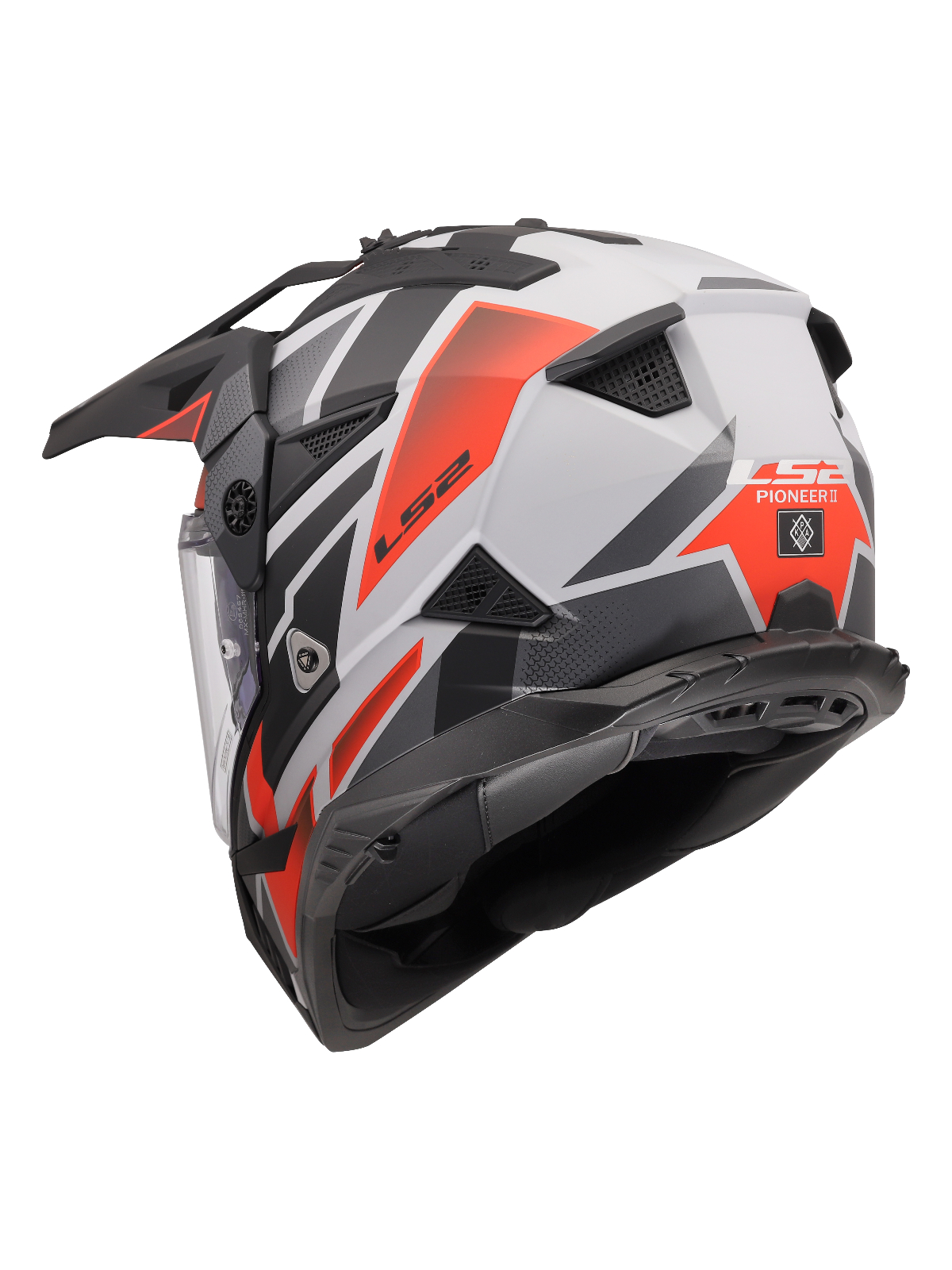 LS2 MX702 PIONEER II BLOCK GREY RED-06 6