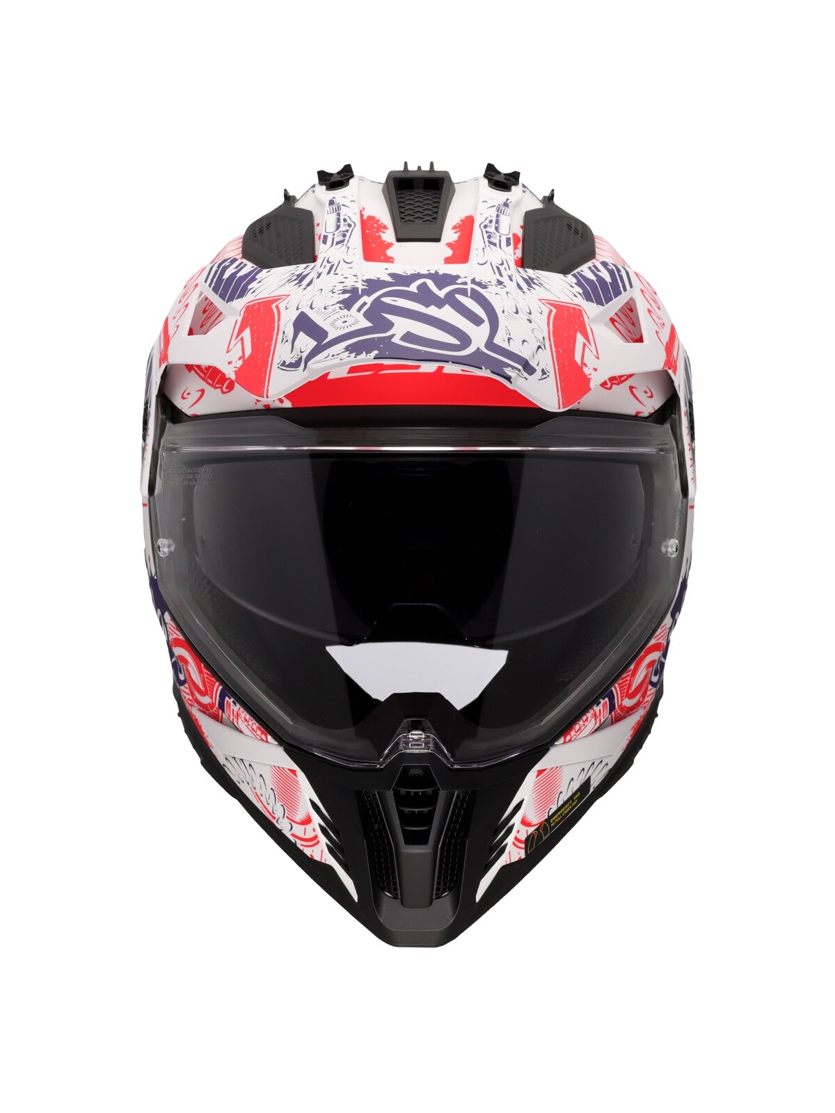 LS2 MX702 PIONEER II FANTASY WHITE RED BLUE-06 7