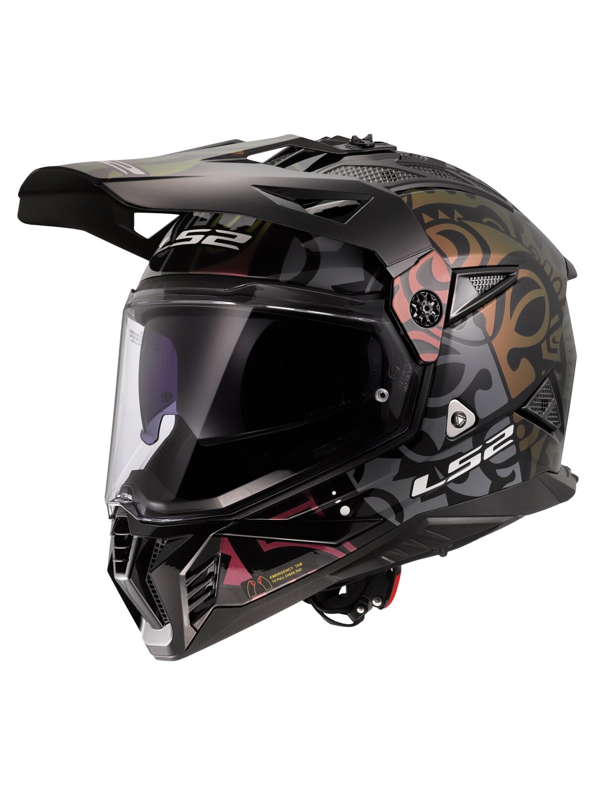 LS2 MX702 PIONEER II RANGI BLACK-06 LS2 MX702 PIONEER II RANGI BLACK-06