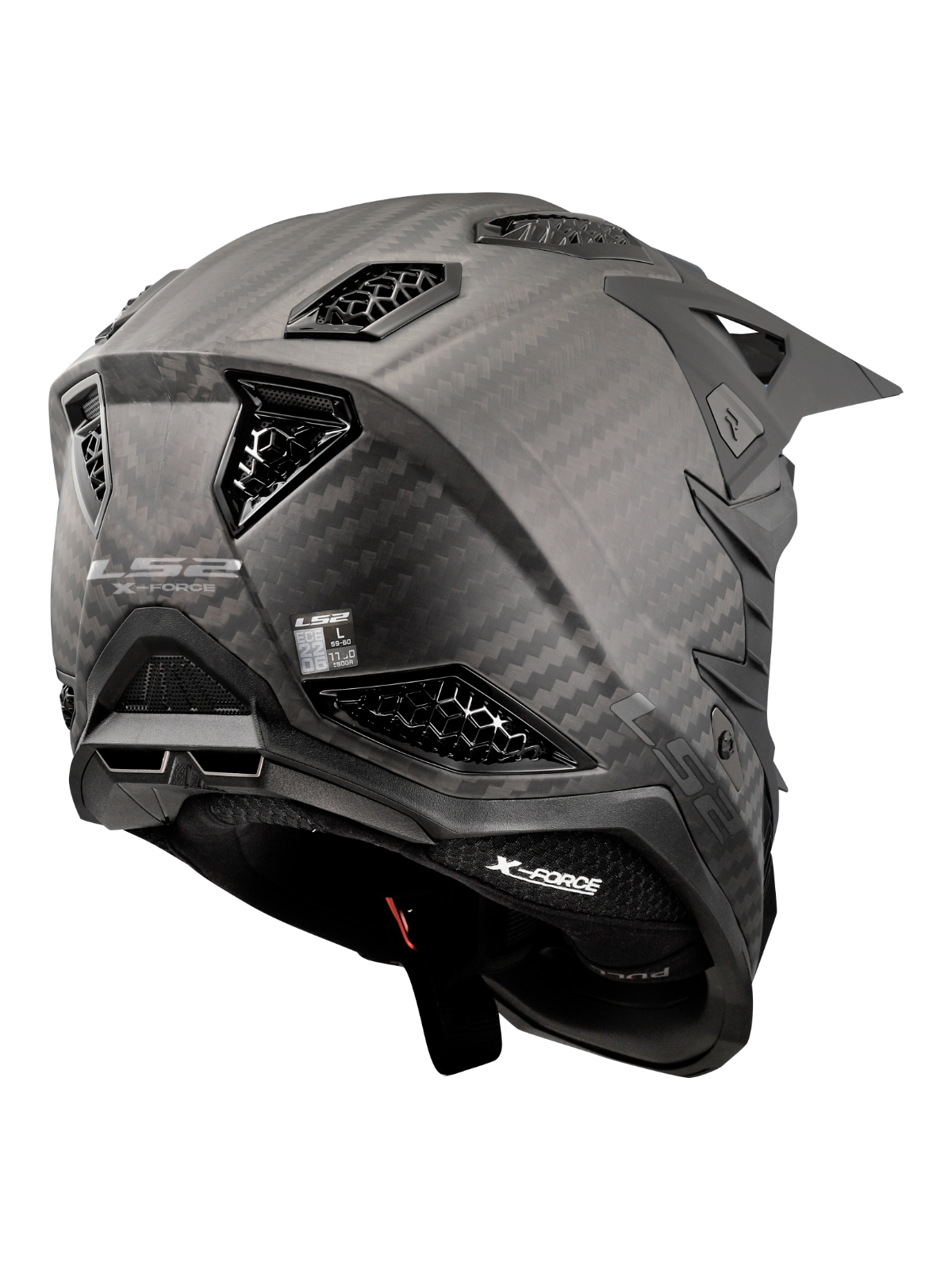 LS2 MX703 C X-FORCE MATT CARBON-06 8 LS2 MX703 C X-FORCE MATT CARBON-06 8